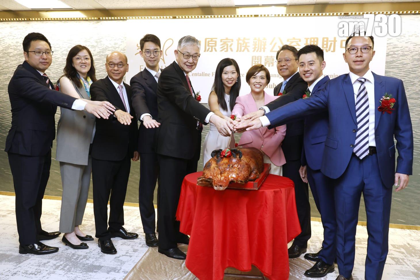 中原家族辦公室開幕典禮。(林俊源攝)