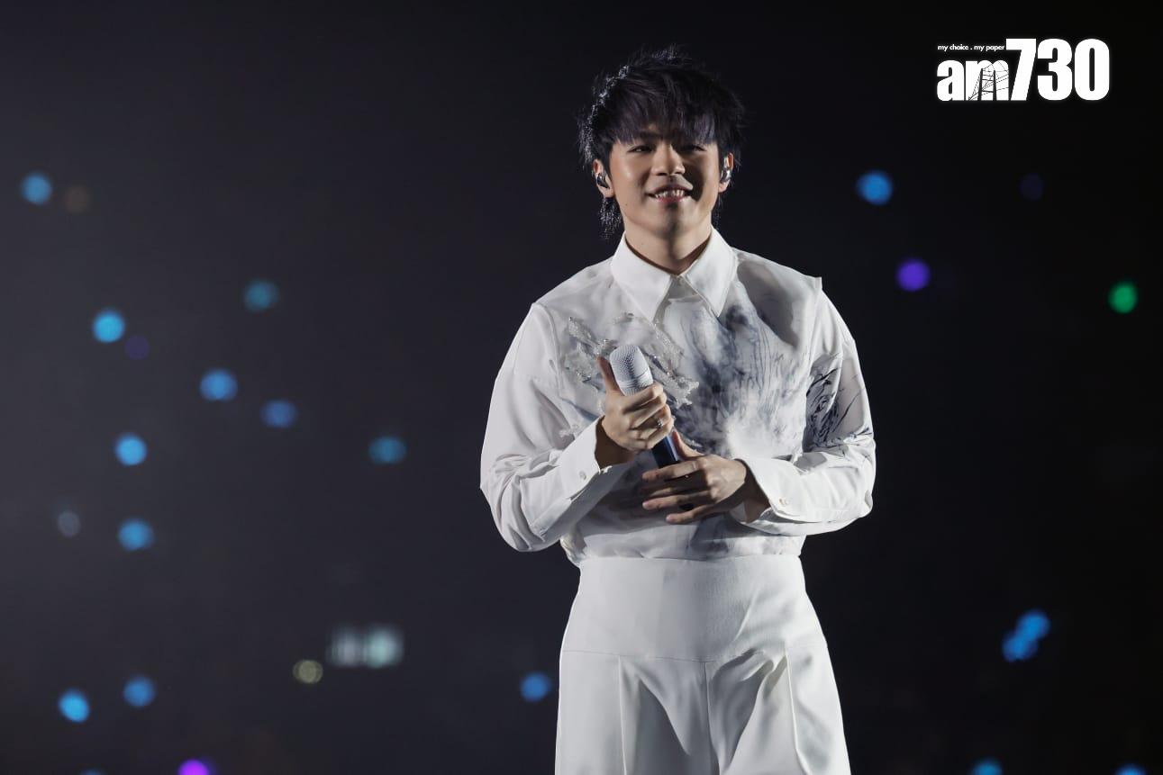 陳卓賢首個個人演唱會今晚開鑼。 (蘇文傑攝)