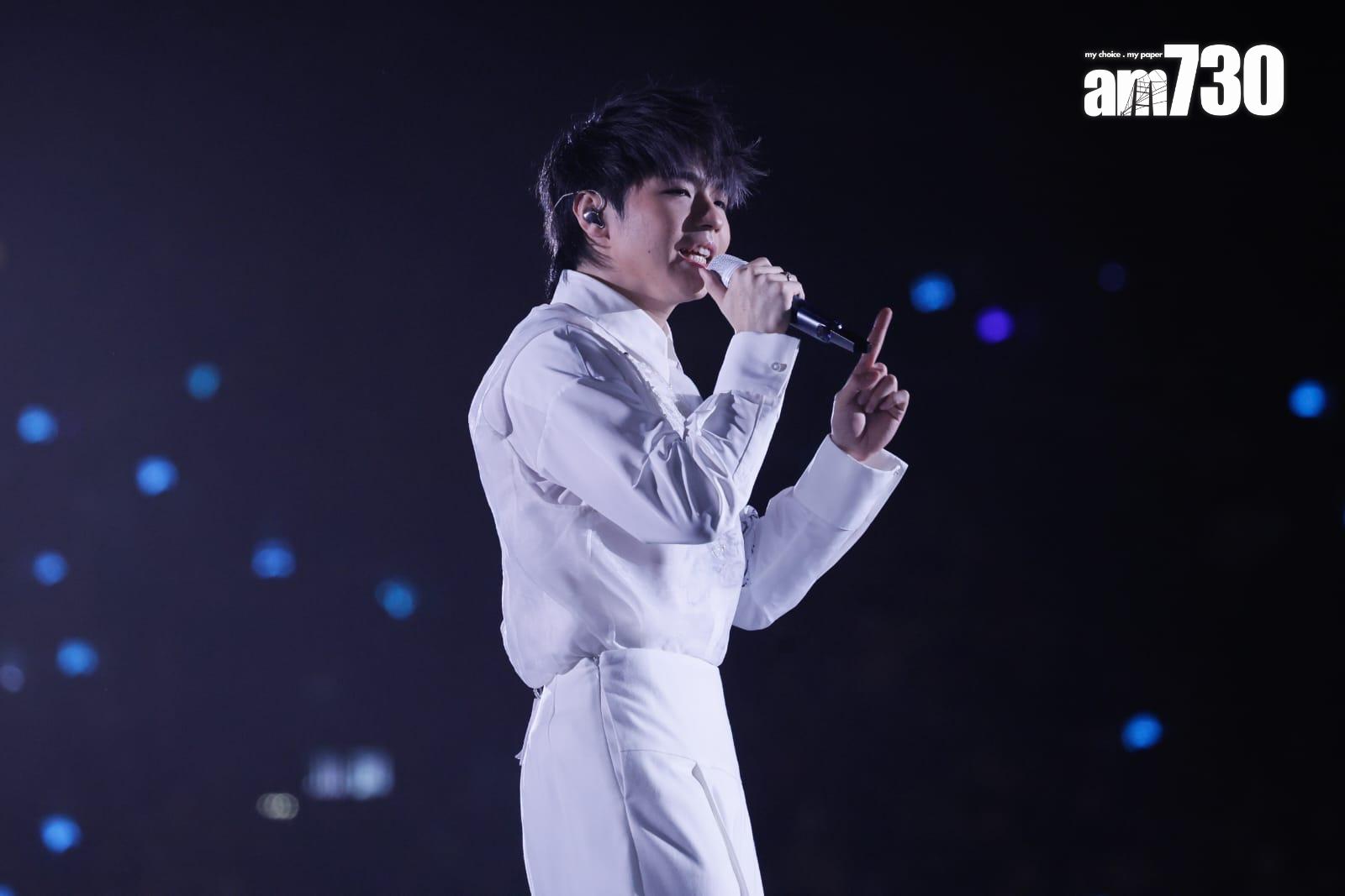 陳卓賢首個個人演唱會今晚開鑼。 (蘇文傑攝)