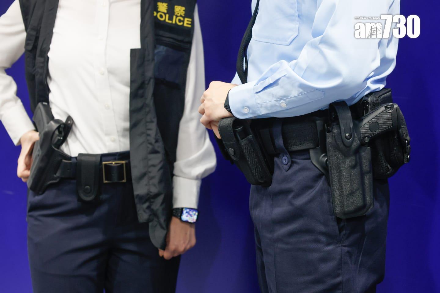 警方最快本月25日轉用兩款國產手槍。(蘇文傑攝)