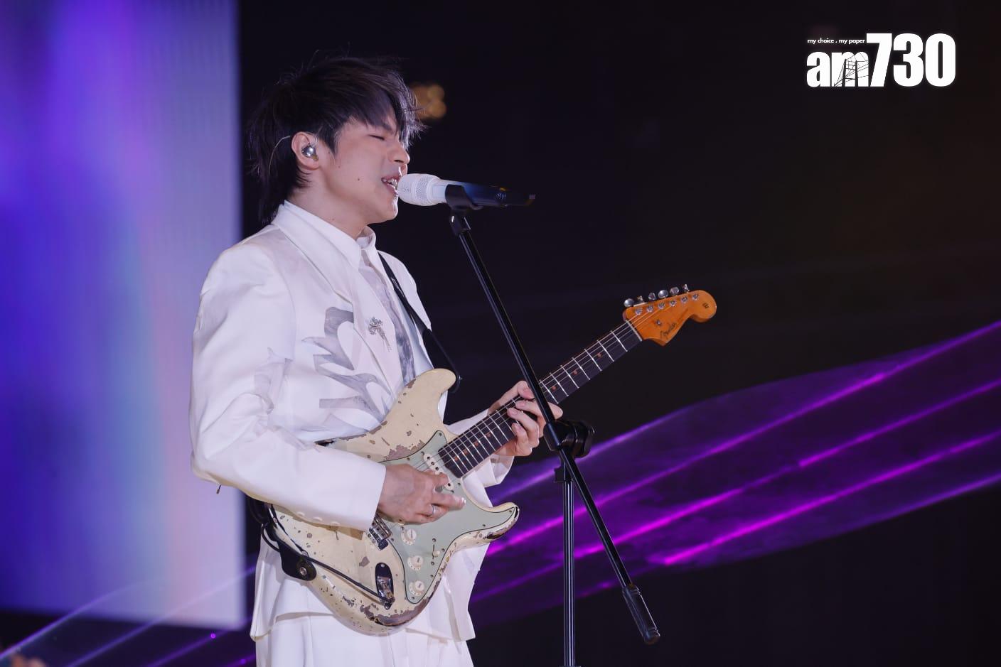 陳卓賢首個個人演唱會今晚開鑼。 (蘇文傑攝)