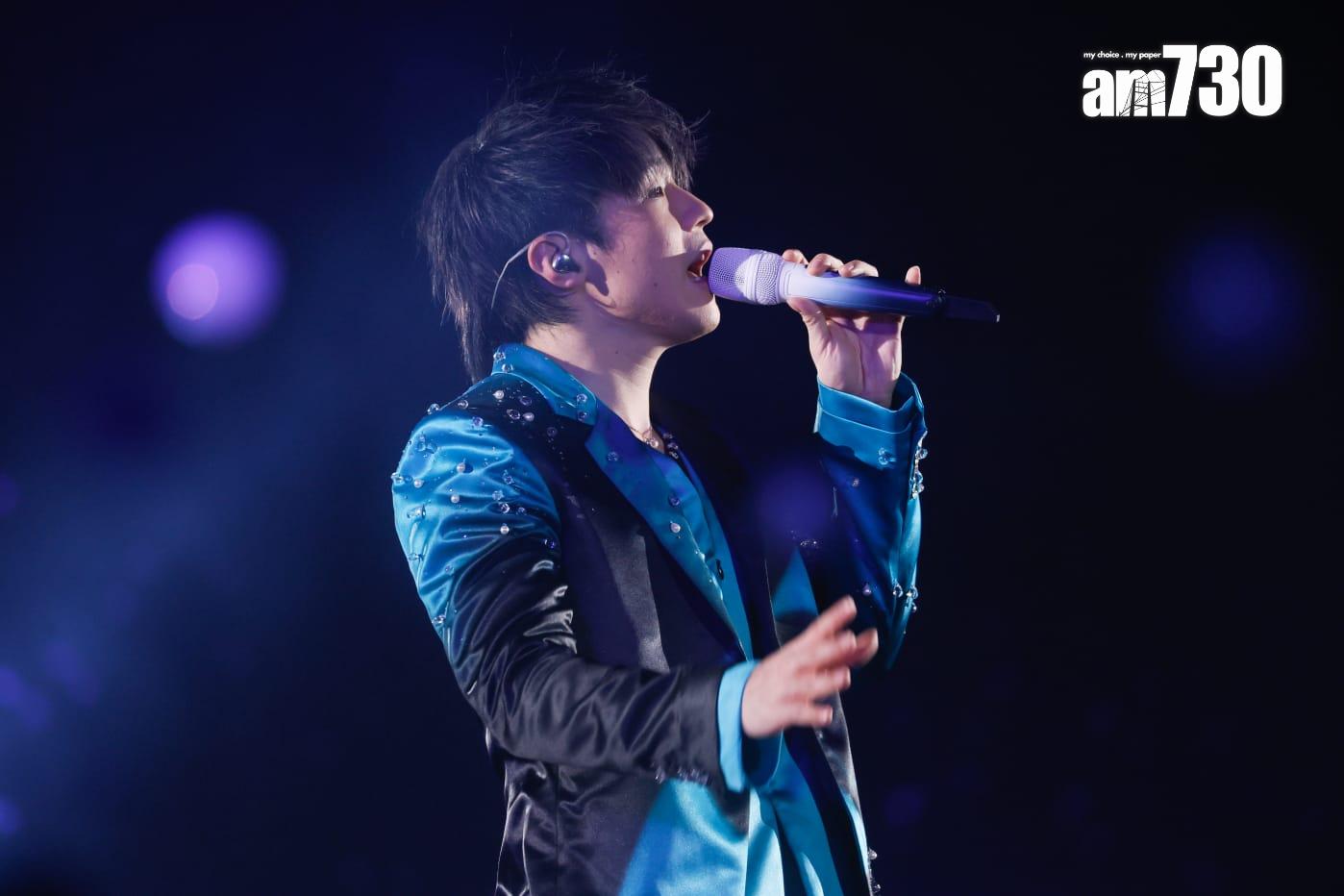 陳卓賢首個個人演唱會今晚開鑼。 (蘇文傑攝)