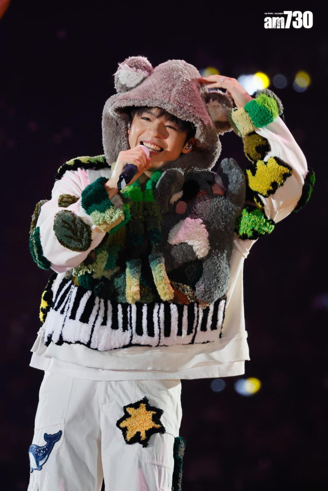 陳卓賢首個個人演唱會今晚開鑼。 (蘇文傑攝)