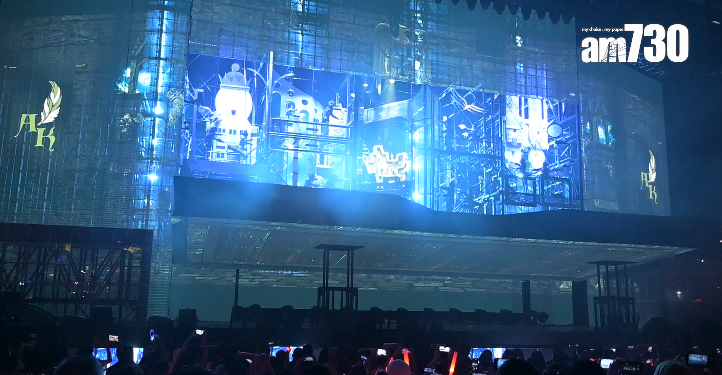 郭富城《ICONIC世界巡迴演唱會2024香港站》。(林俊源攝)