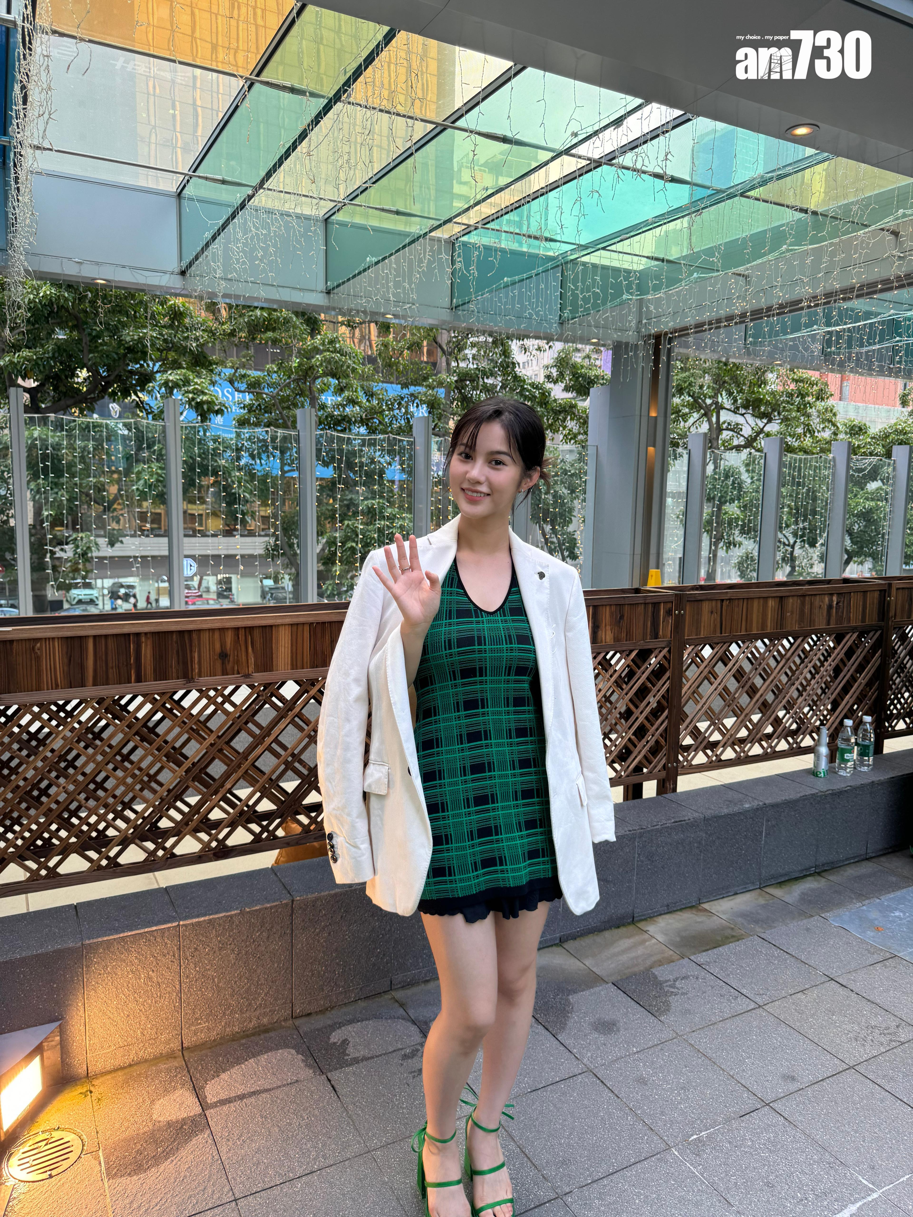 Larine笑稱自己酒量好「飄忽」,跟異性飲就千杯不醉。 (娛樂組攝)