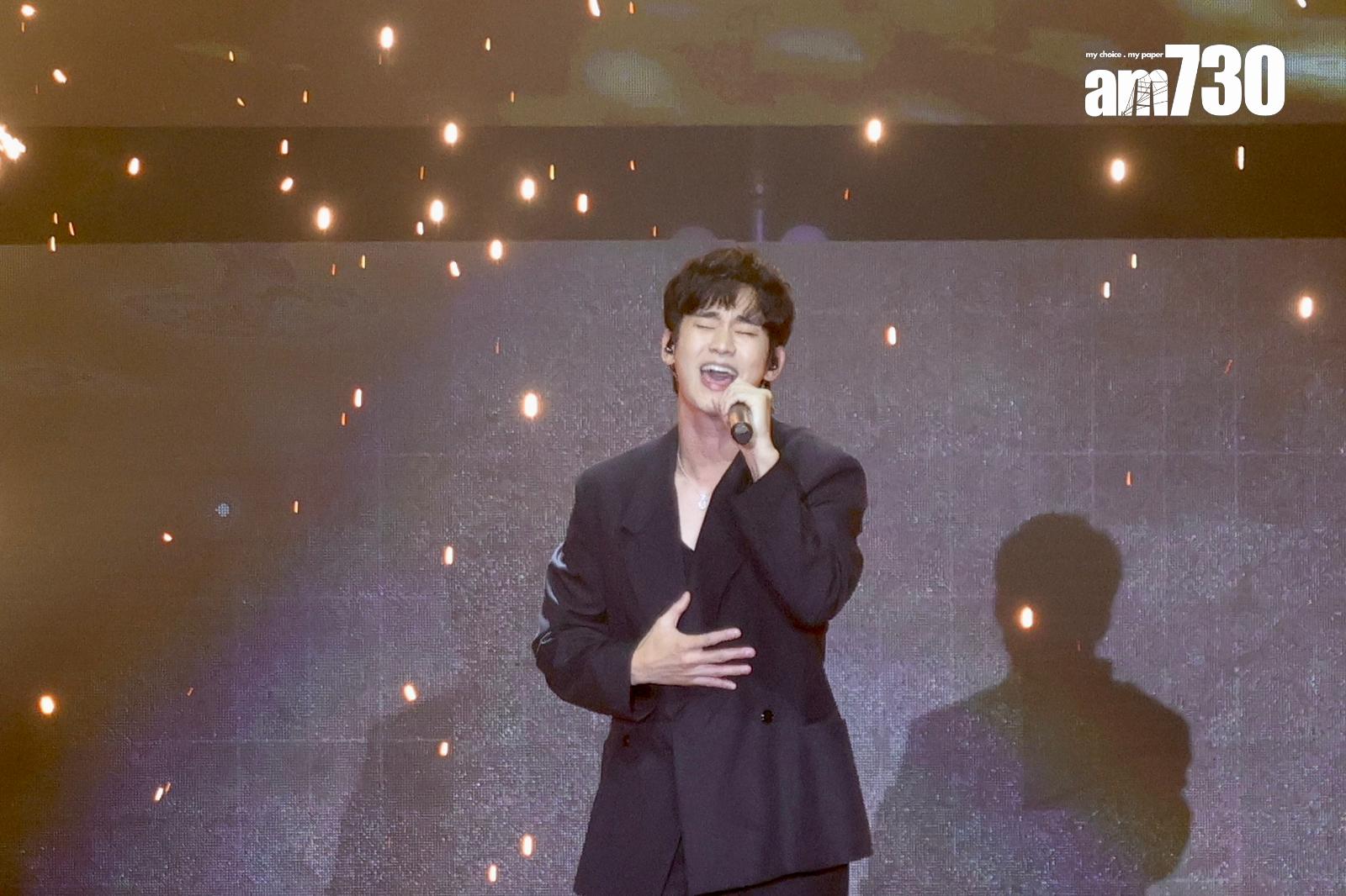 金秀賢相隔10年再辦亞洲巡迴見面會。 (吳康琦攝)