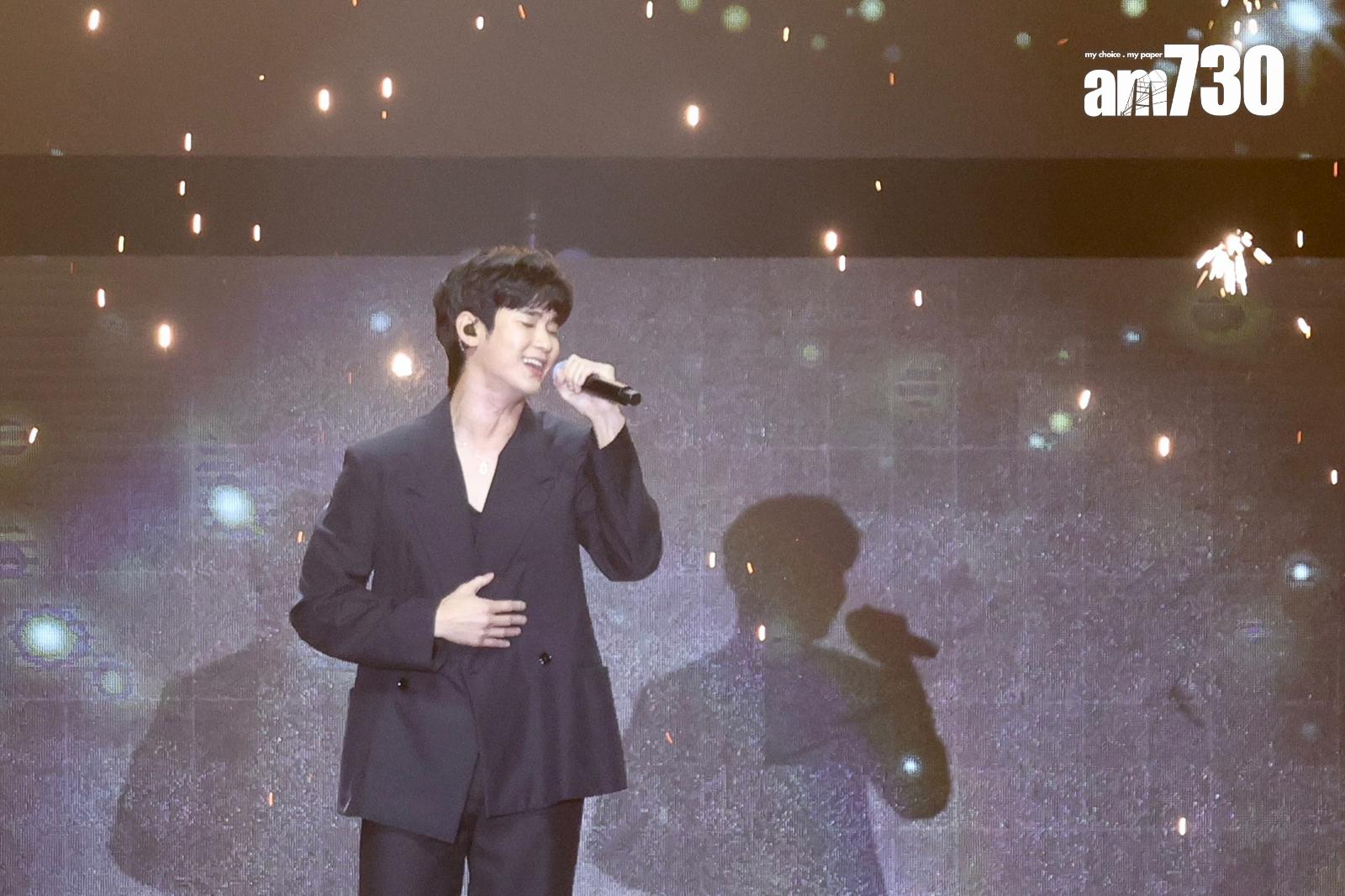 金秀賢相隔10年再辦亞洲巡迴見面會。 (吳康琦攝)