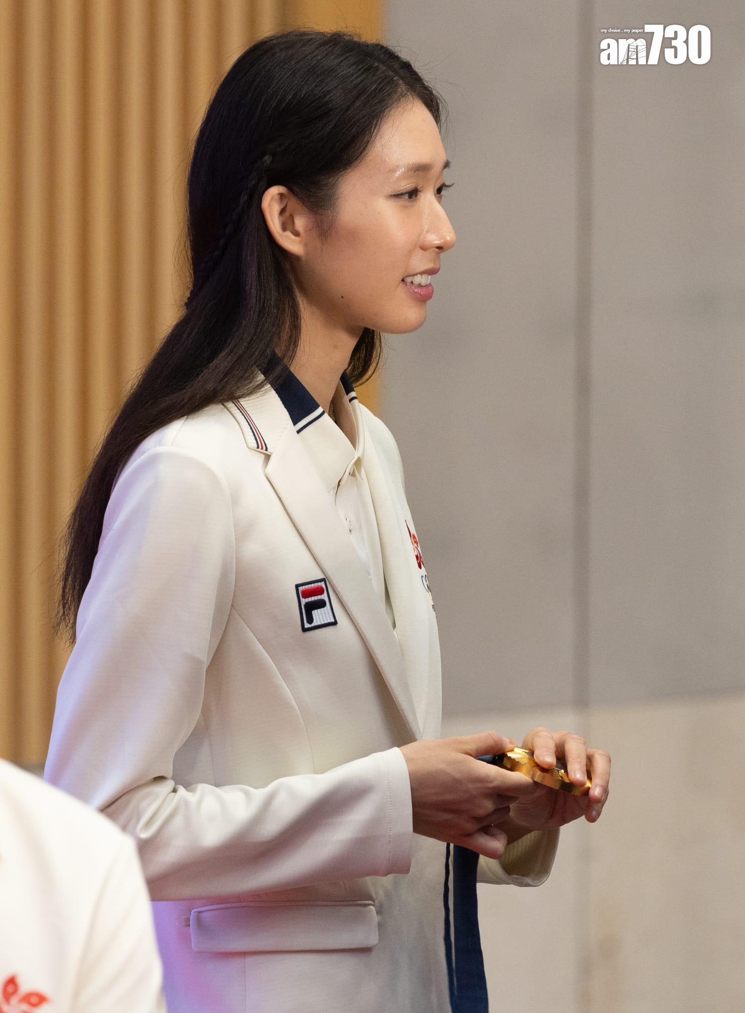 巴黎奧運港隊巡遊|奧運運動員返港歡迎儀式。(蘇文傑攝)