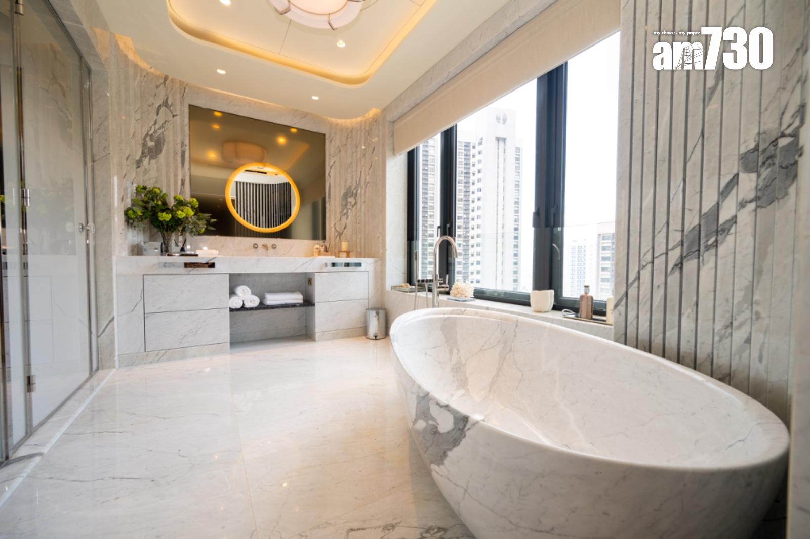 皇第5696呎複式示範單位曝光 採法式古典奢華風(多圖有片)|渣甸山豪宅