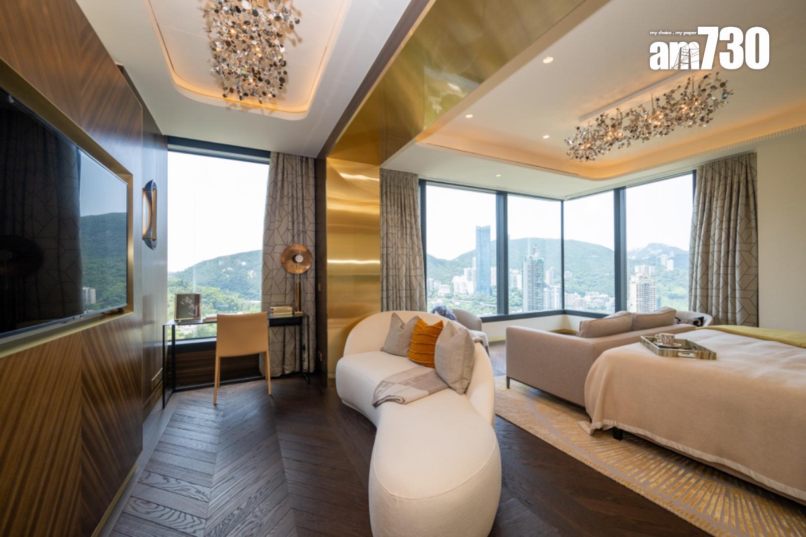 皇第5696呎複式示範單位曝光 採法式古典奢華風(多圖有片)|渣甸山豪宅