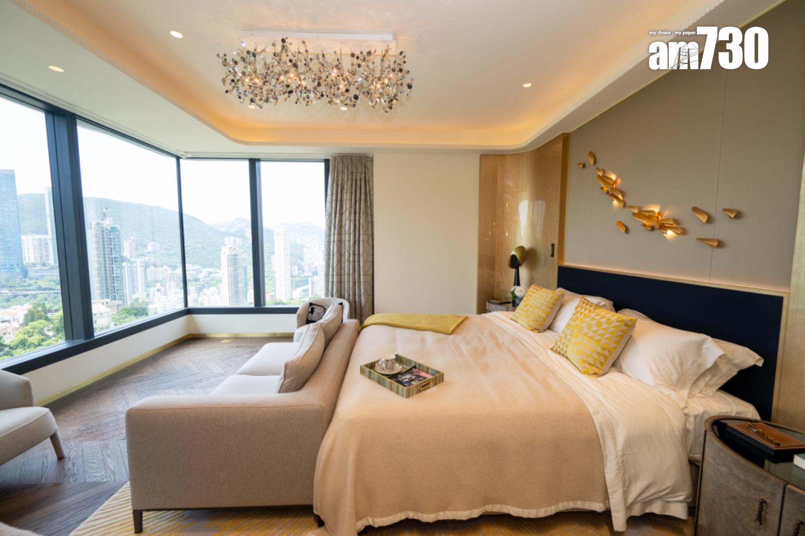 皇第5696呎複式示範單位曝光 採法式古典奢華風(多圖有片)|渣甸山豪宅