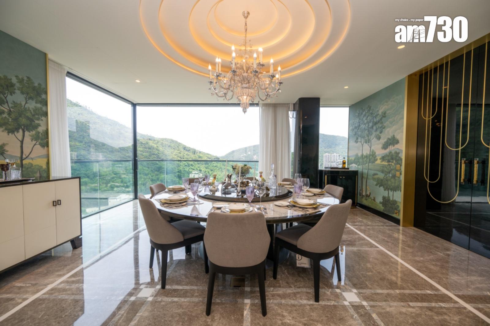 皇第5696呎複式示範單位曝光 採法式古典奢華風(多圖有片)|渣甸山豪宅