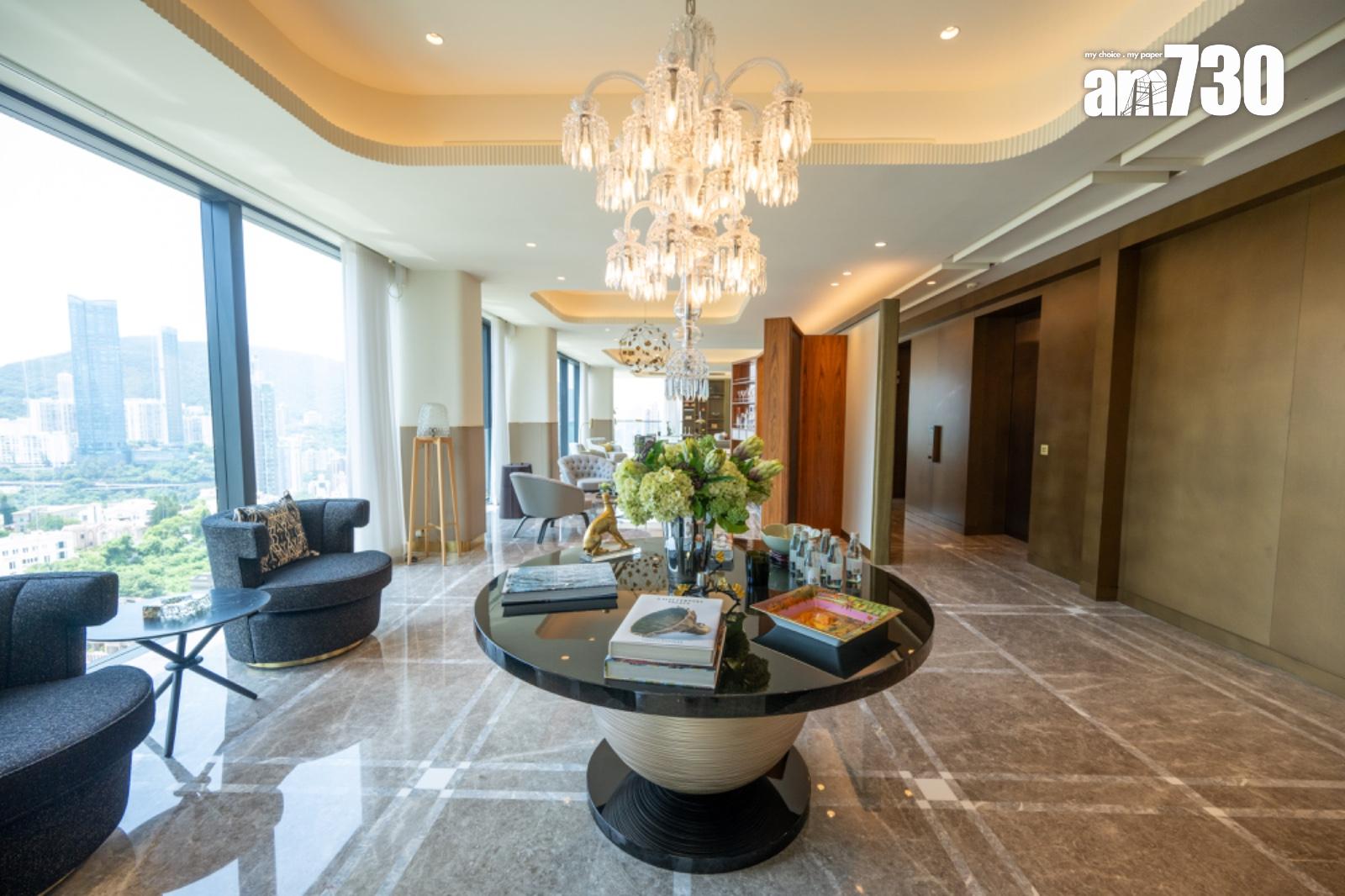 皇第5696呎複式示範單位曝光 採法式古典奢華風(多圖有片)|渣甸山豪宅