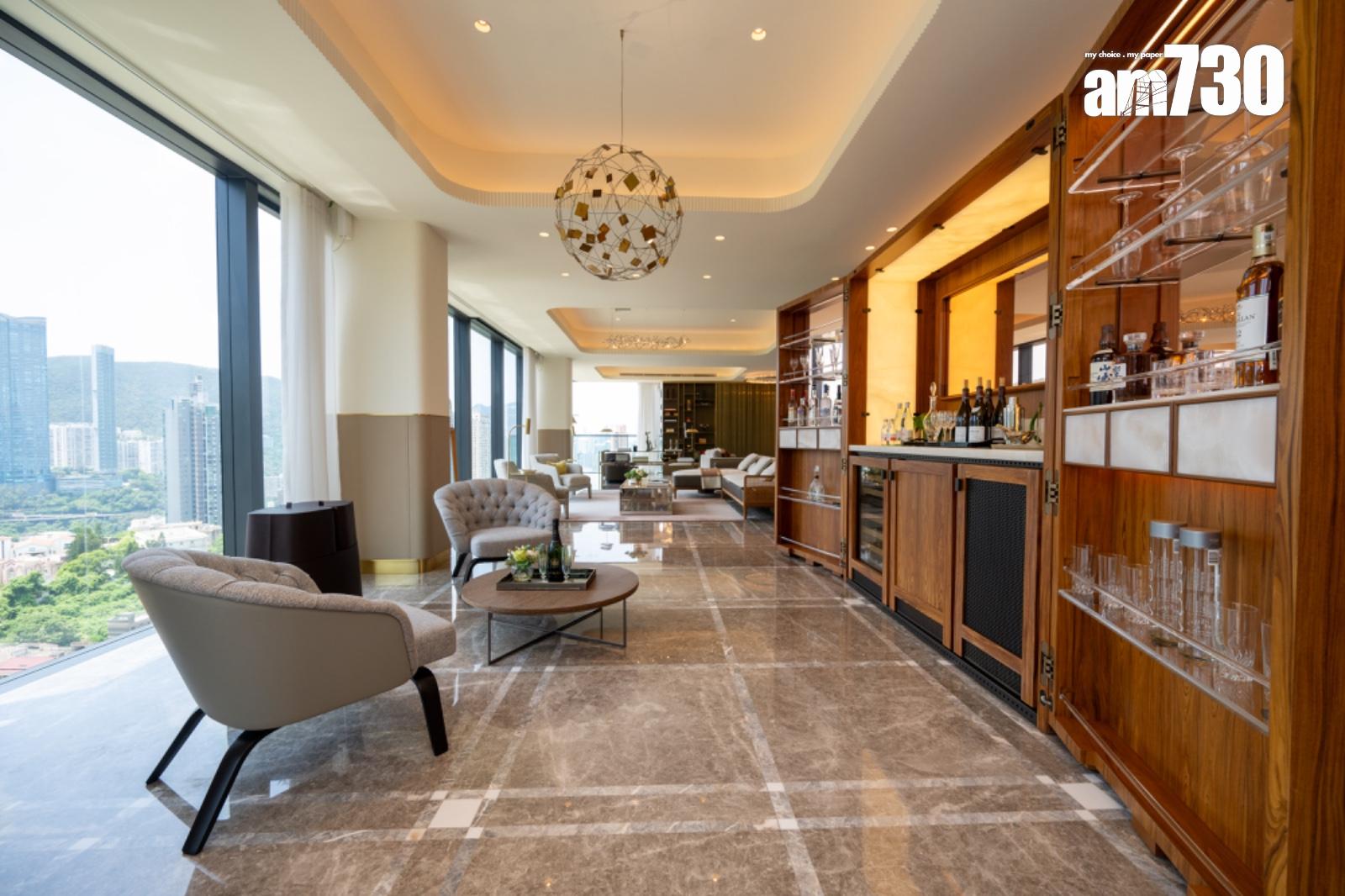 皇第5696呎複式示範單位曝光 採法式古典奢華風(多圖有片)|渣甸山豪宅