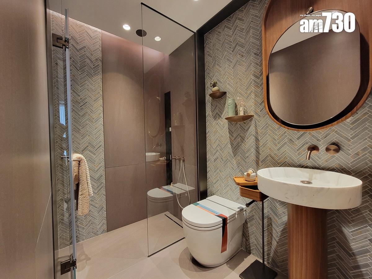 朗賢峯IIA期示範單位|482呎兩房融合Japandi理念 睡房改作半開放式書房|多圖有片