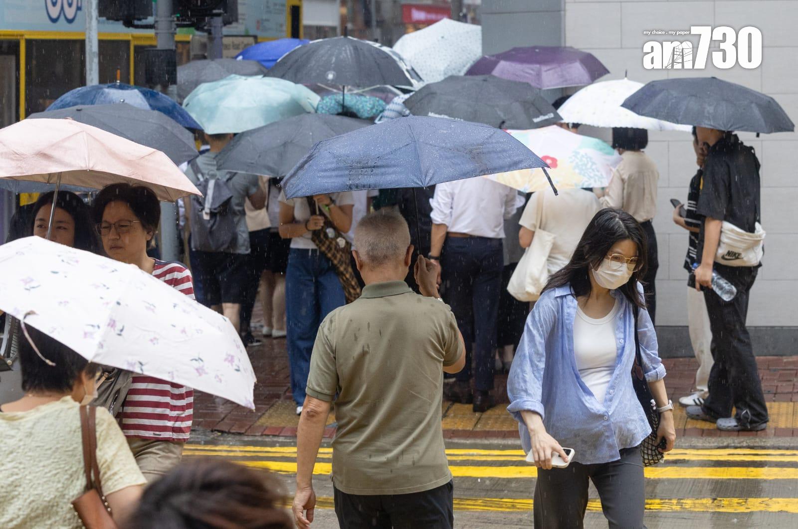 香港廣泛地區錄得大雨(蘇文傑攝)