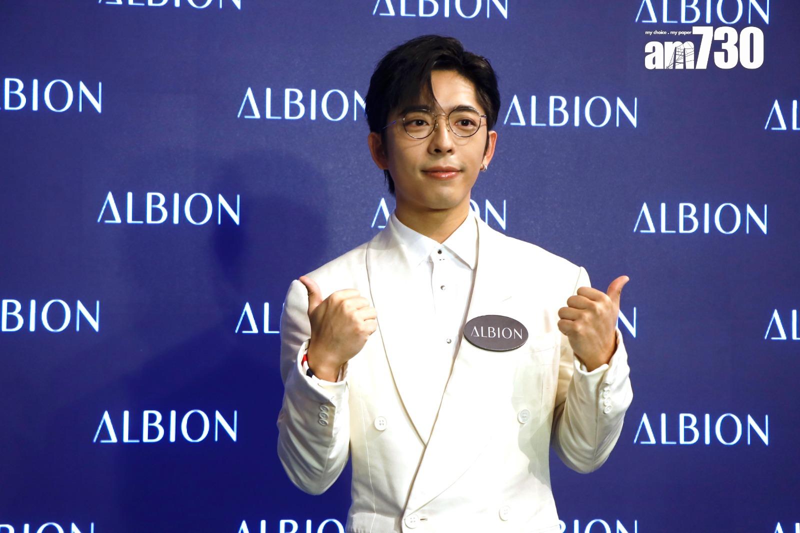 MIRROR成員呂爵安今日現身尖沙咀。