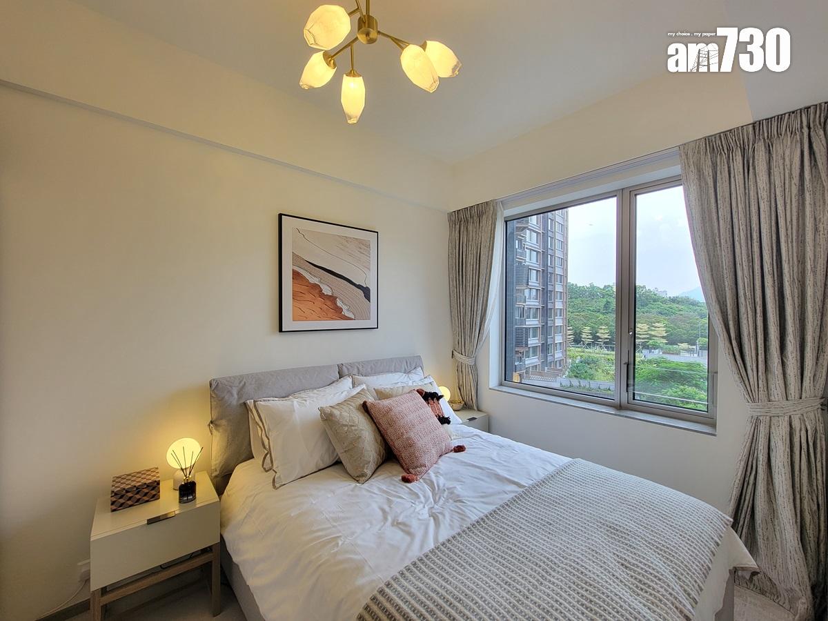 飛揚722呎三房套連儲物室現樓示位 擁偌大玻璃窗 採獨立廚房設計(多圖)|屯門新盤