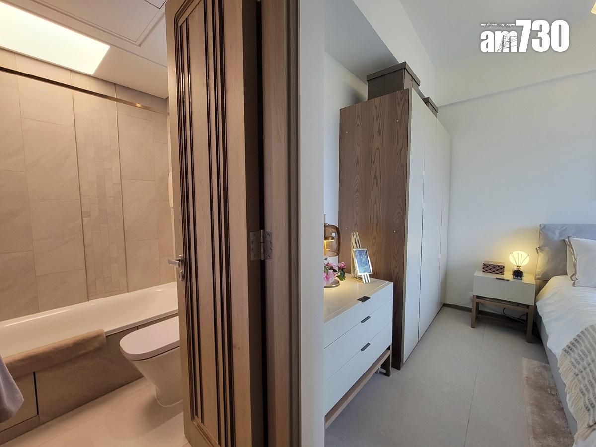 飛揚722呎三房套連儲物室現樓示位 擁偌大玻璃窗 採獨立廚房設計(多圖)|屯門新盤