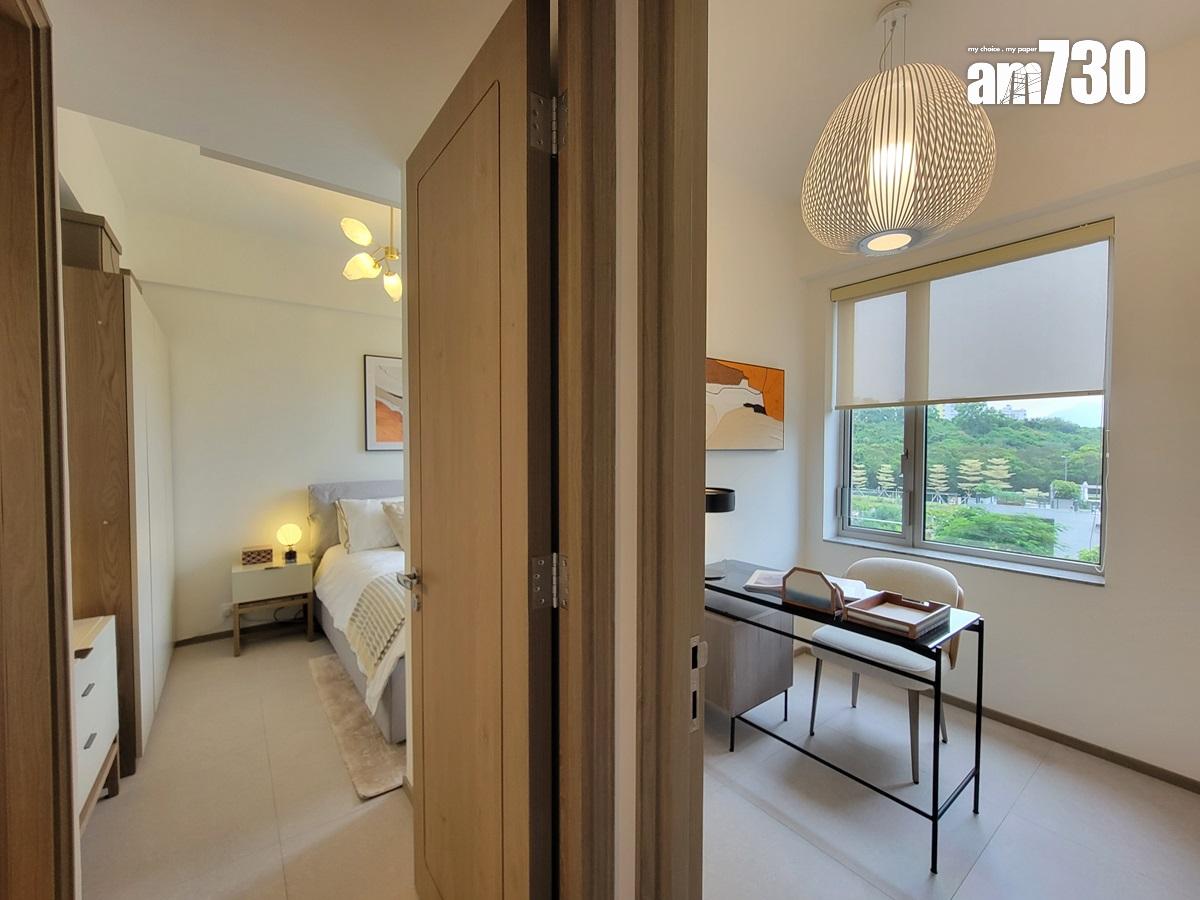 飛揚722呎三房套連儲物室現樓示位 擁偌大玻璃窗 採獨立廚房設計(多圖)|屯門新盤