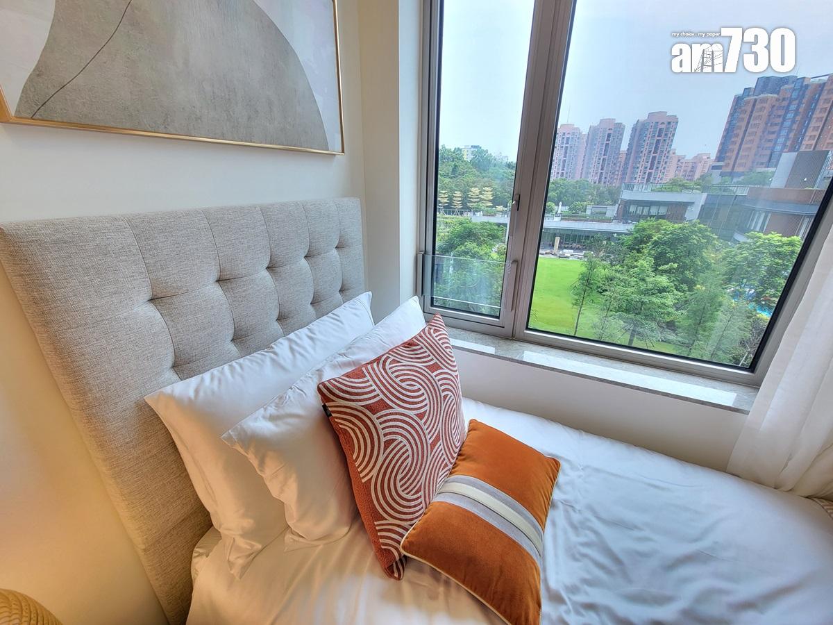 飛揚722呎三房套連儲物室現樓示位 擁偌大玻璃窗 採獨立廚房設計(多圖)|屯門新盤