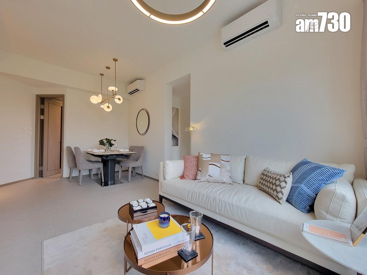 飛揚722呎三房套連儲物室現樓示位 擁偌大玻璃窗 採獨立廚房設計(多圖)|屯門新盤