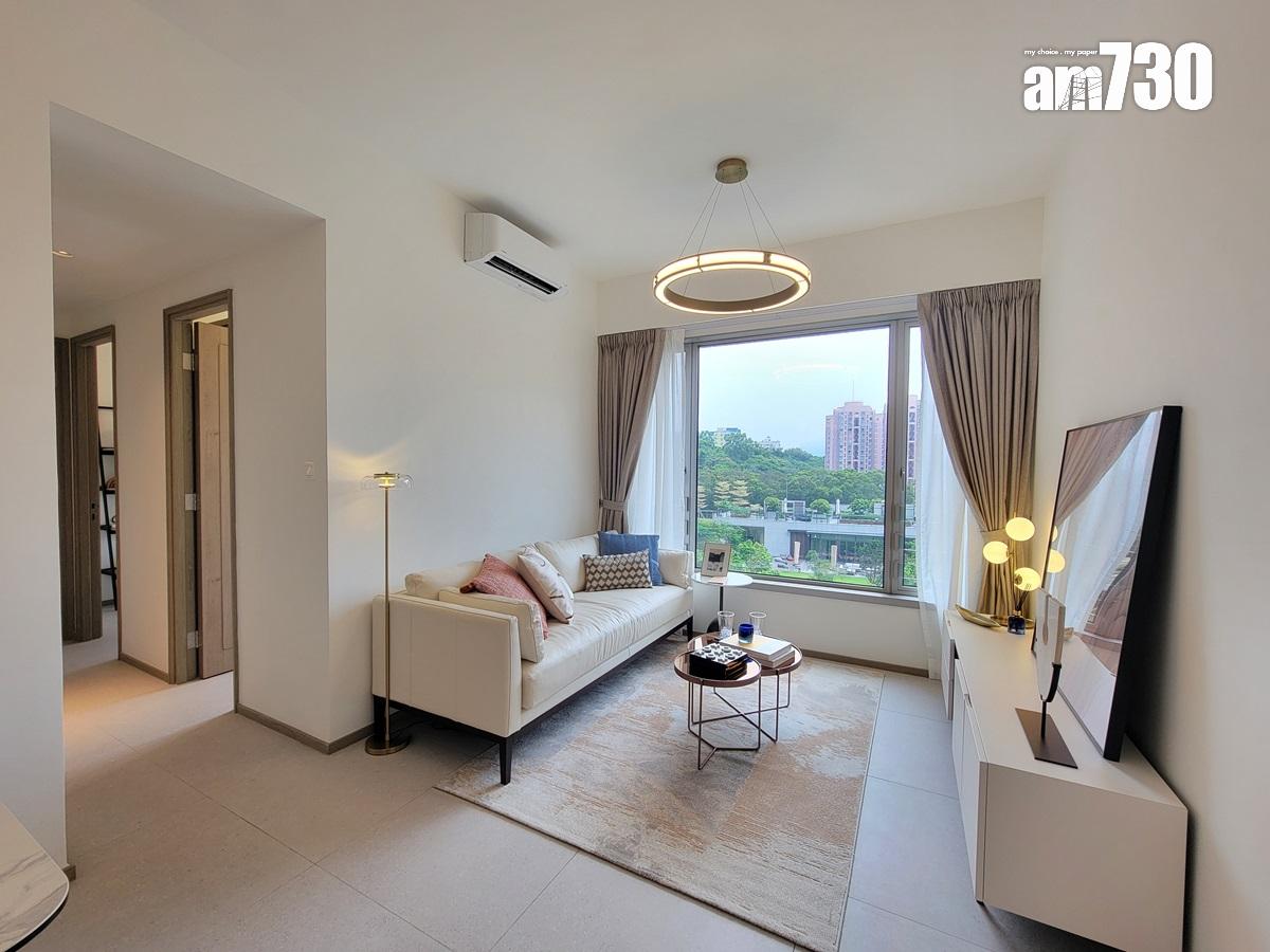 飛揚722呎三房套連儲物室現樓示位 擁偌大玻璃窗 採獨立廚房設計(多圖)|屯門新盤