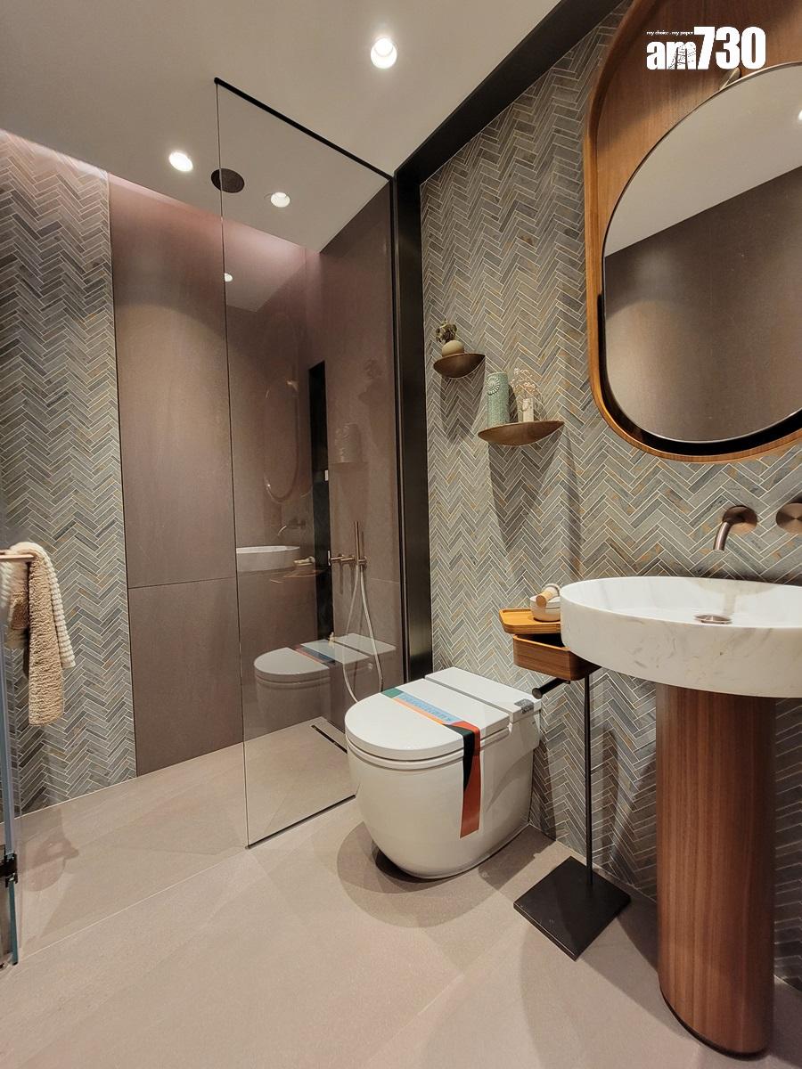 朗賢峯IIA期示範單位|482呎兩房融合Japandi理念 睡房改作半開放式書房|多圖有片