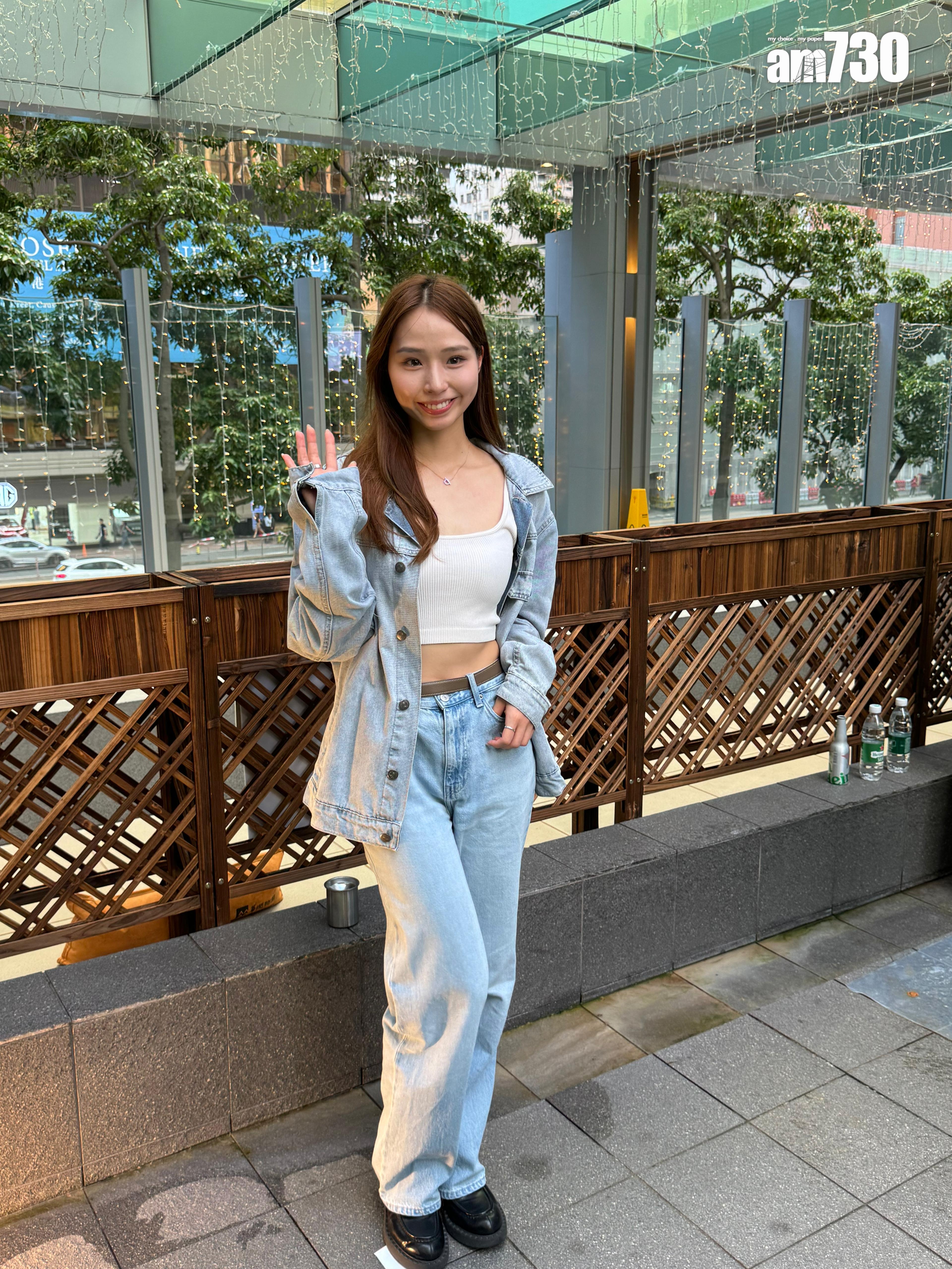 馬詠茹受訪時全程避談舊愛張家朗。 (娛樂組攝)