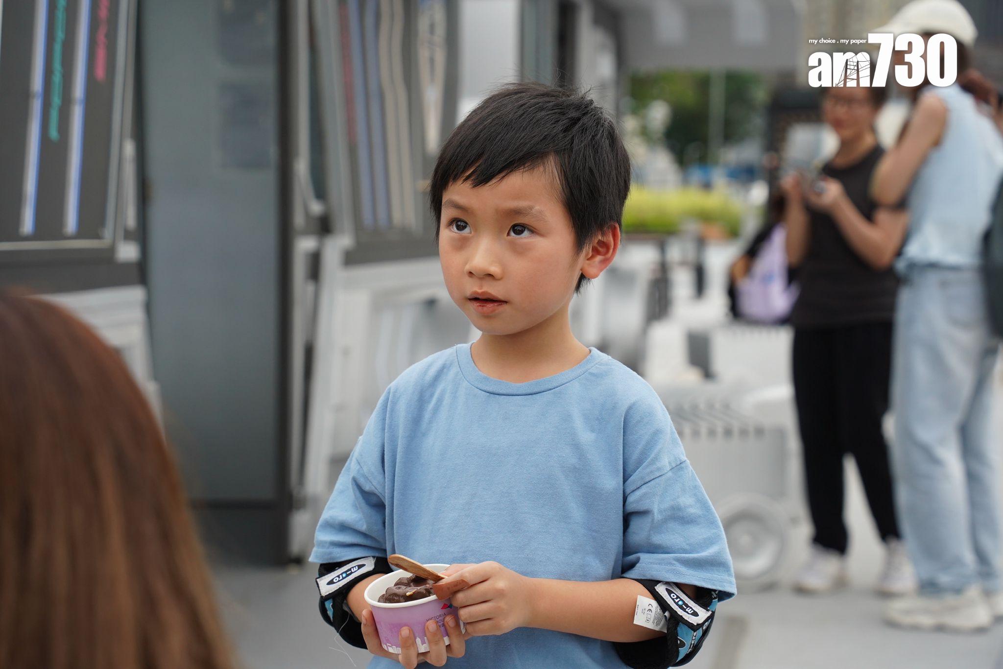 灣仔海濱設智能售賣點 售雪糕棉花糖咖啡(吳康琦攝)