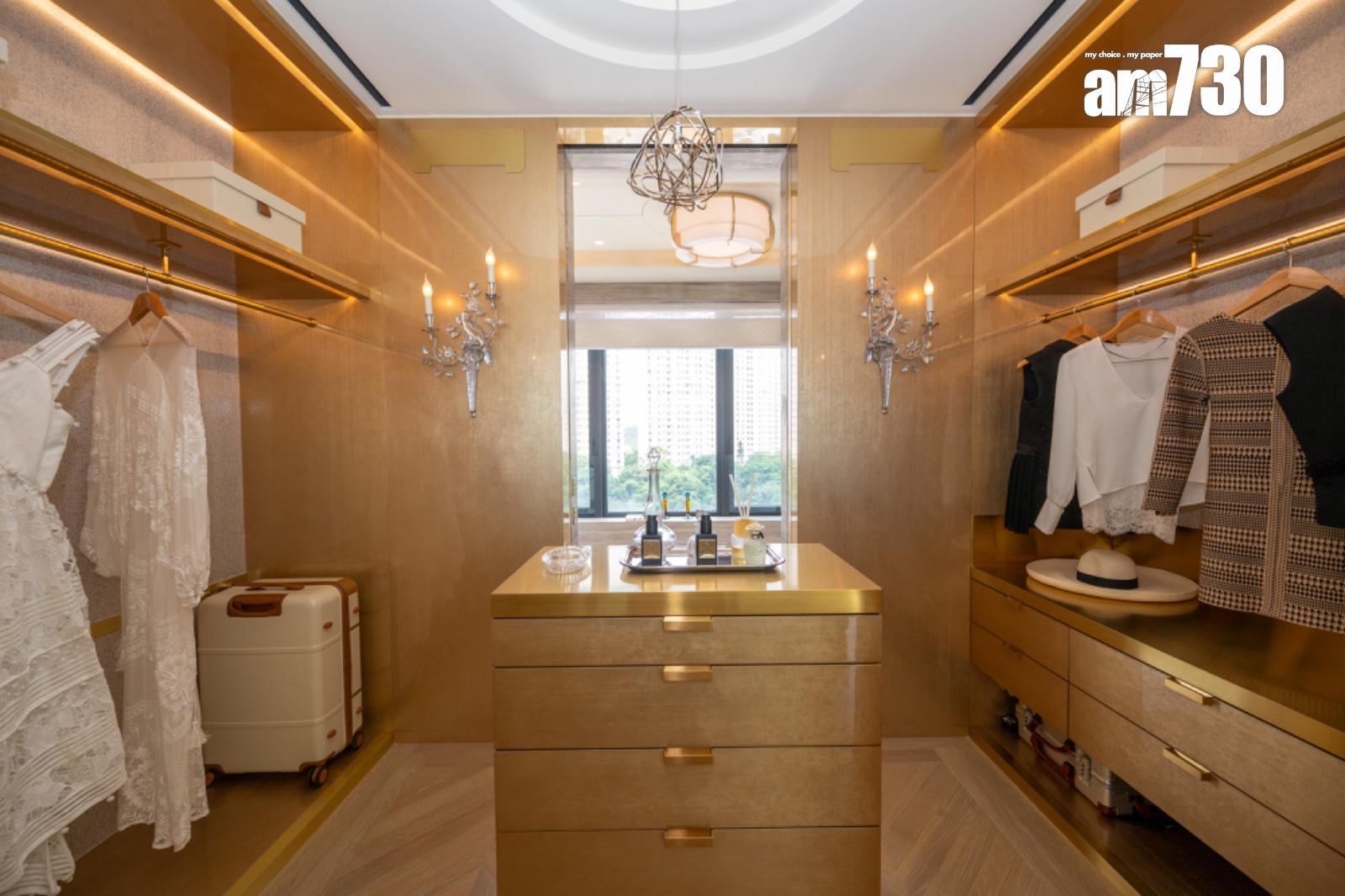 皇第5696呎複式示範單位曝光 採法式古典奢華風(多圖有片)|渣甸山豪宅