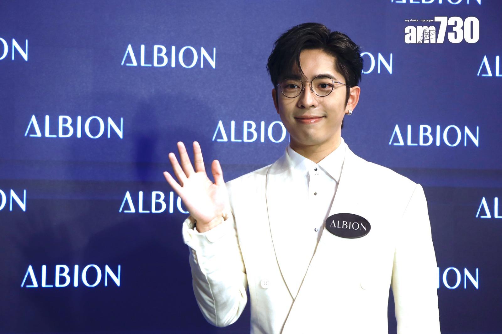 Edan與林明禎傳出姐弟戀後,今日首次出席公開活動。