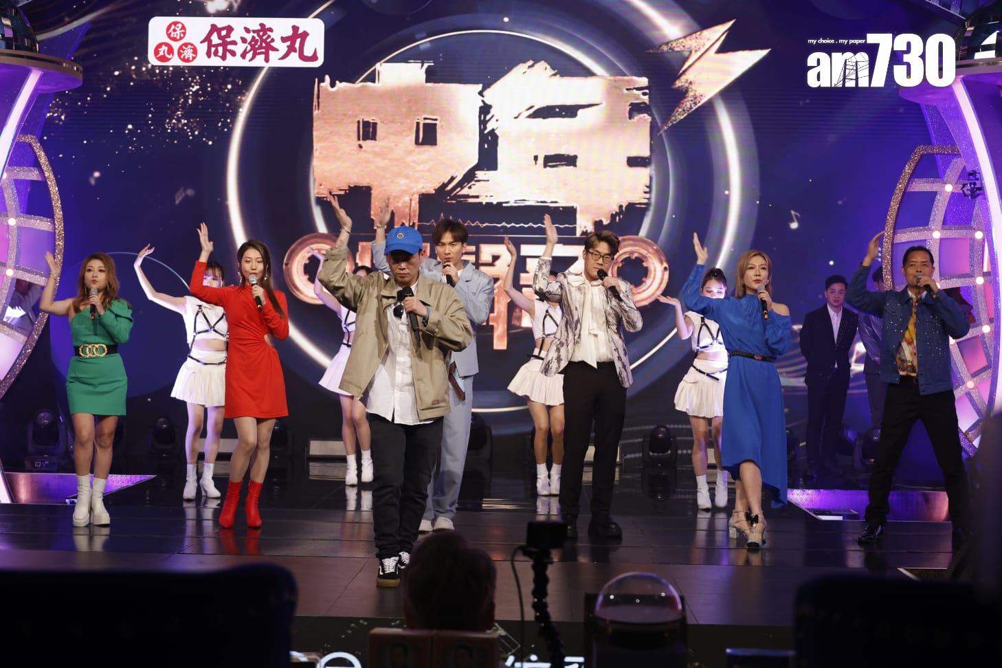 龍婷與支嚳儀一同錄影節目。(林俊源攝)