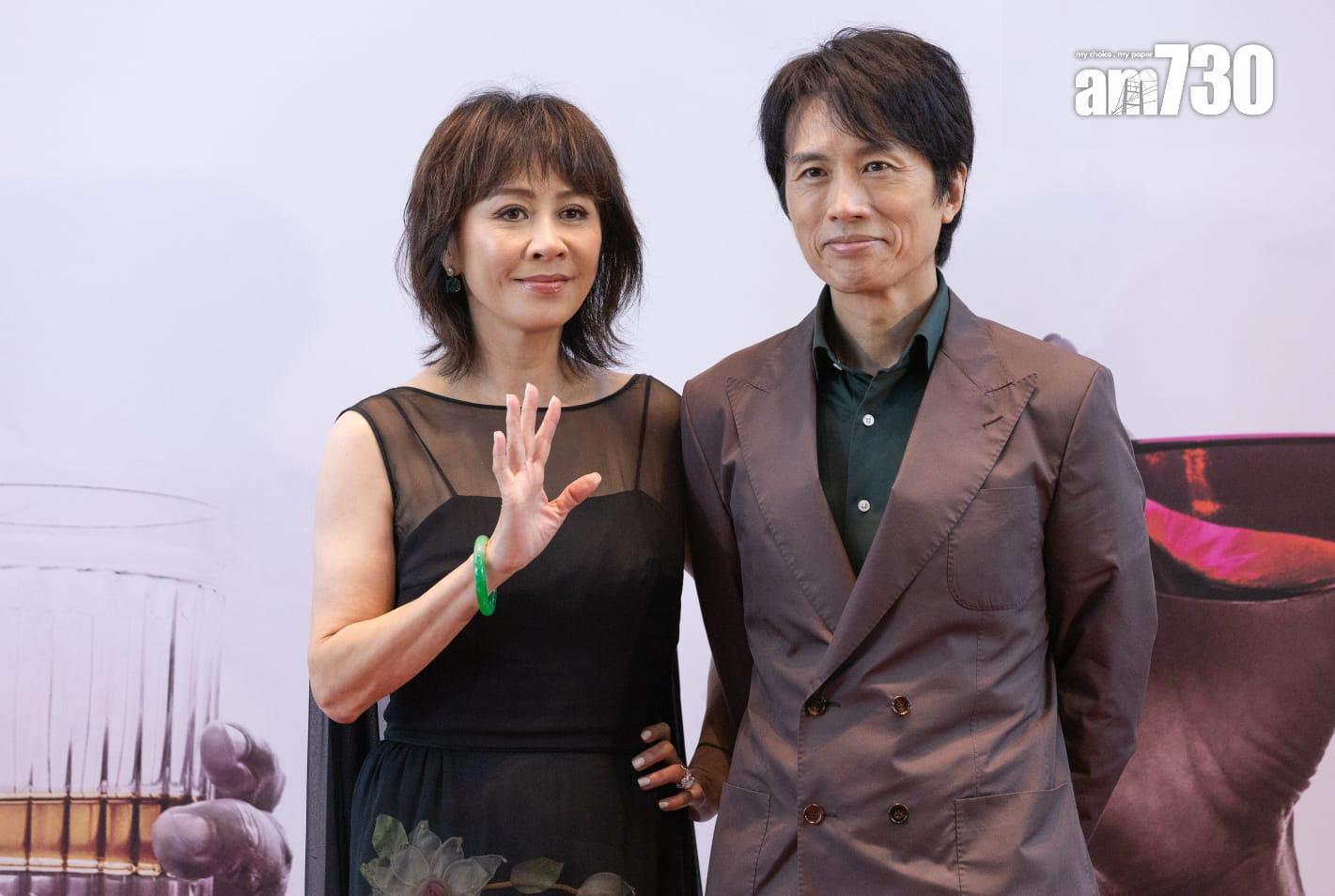 黃子華孖劉嘉玲今日出席發布會已充滿火花。 (蘇文傑攝)