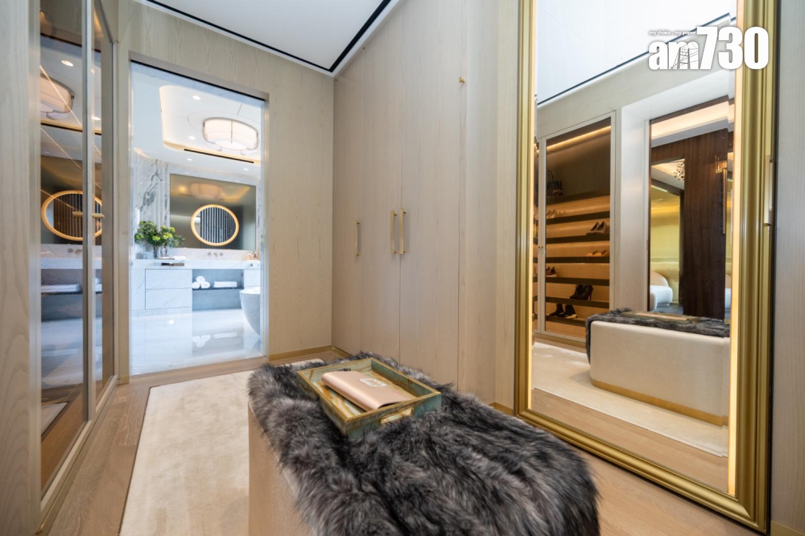 皇第5696呎複式示範單位曝光 採法式古典奢華風(多圖有片)|渣甸山豪宅