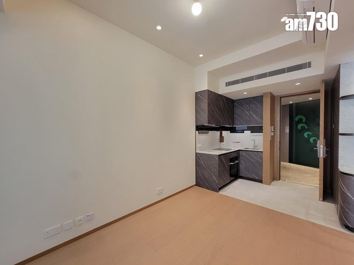 朗賢峯IIA期示範單位|482呎兩房融合Japandi理念 睡房改作半開放式書房|多圖有片