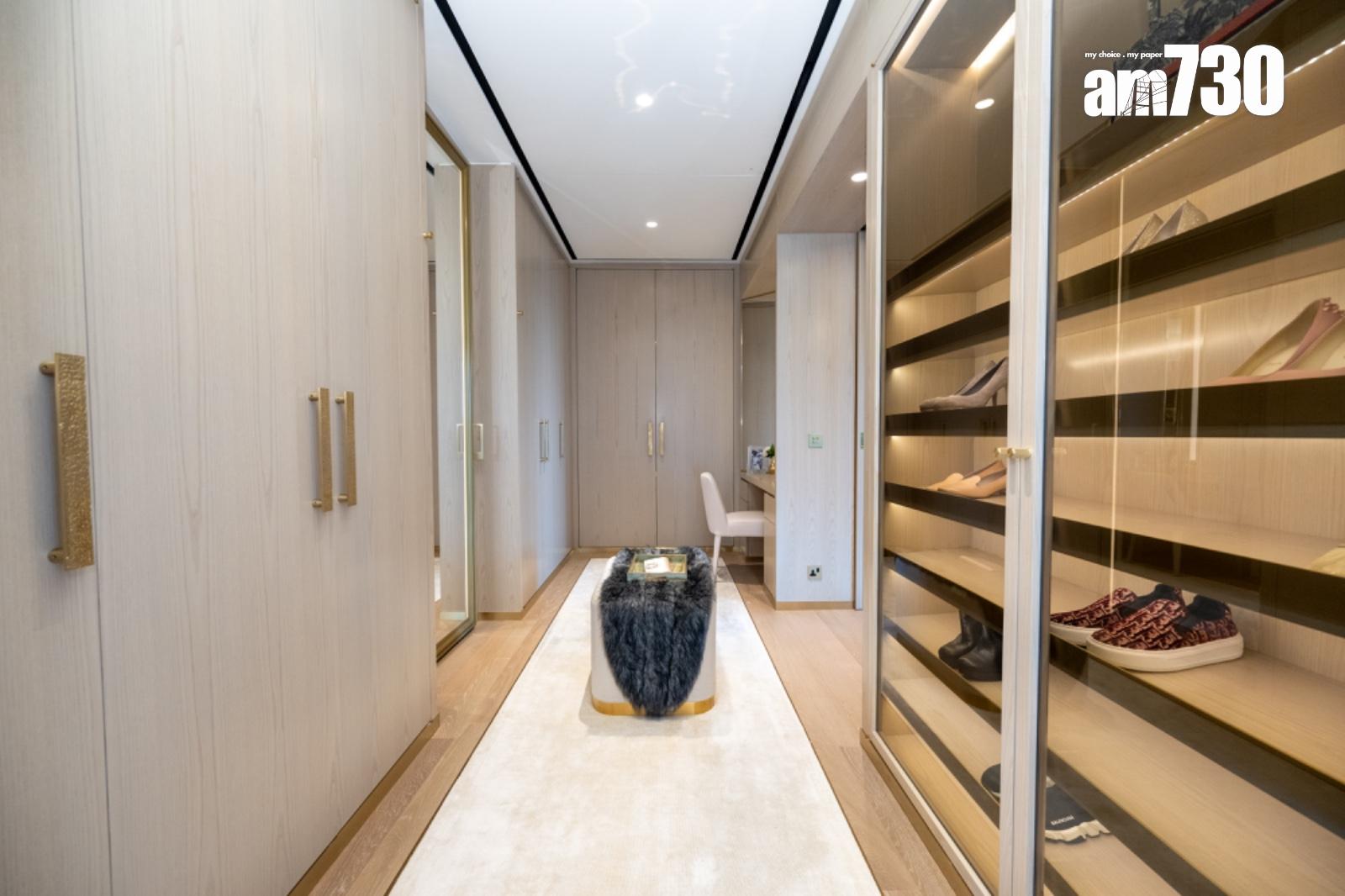 皇第5696呎複式示範單位曝光 採法式古典奢華風(多圖有片)|渣甸山豪宅