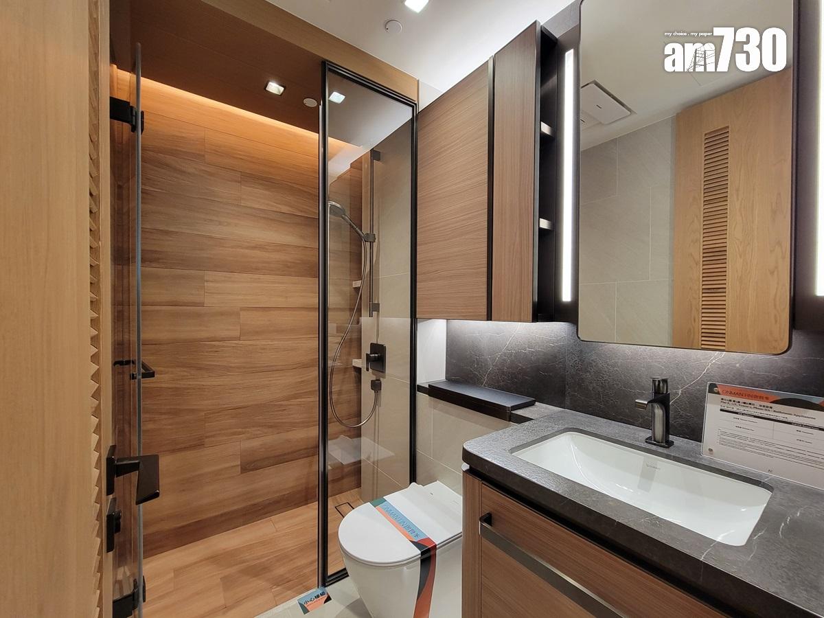 朗賢峯IIA期示範單位|482呎兩房融合Japandi理念 睡房改作半開放式書房|多圖有片