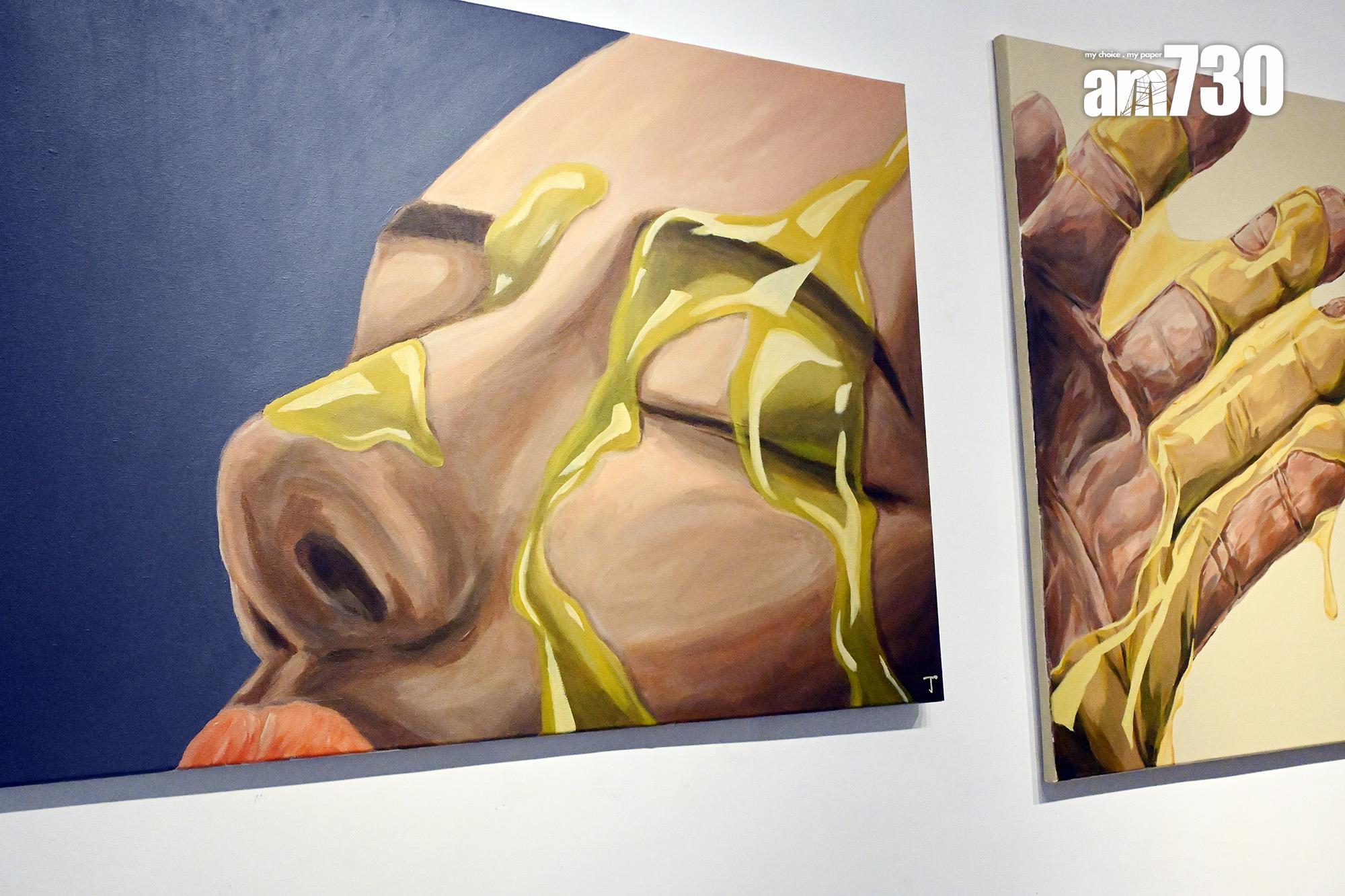 丁子朗《Who are you?》畫展由8月9日至31日在上環舉行。(娛樂組攝)