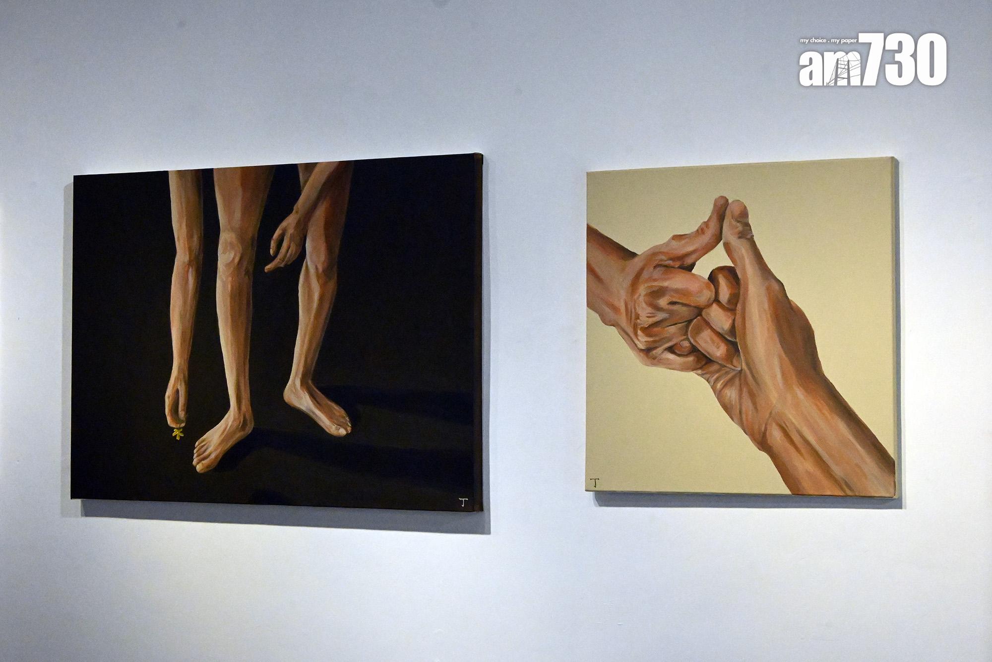 丁子朗《Who are you?》畫展由8月9日至31日在上環舉行。(娛樂組攝)