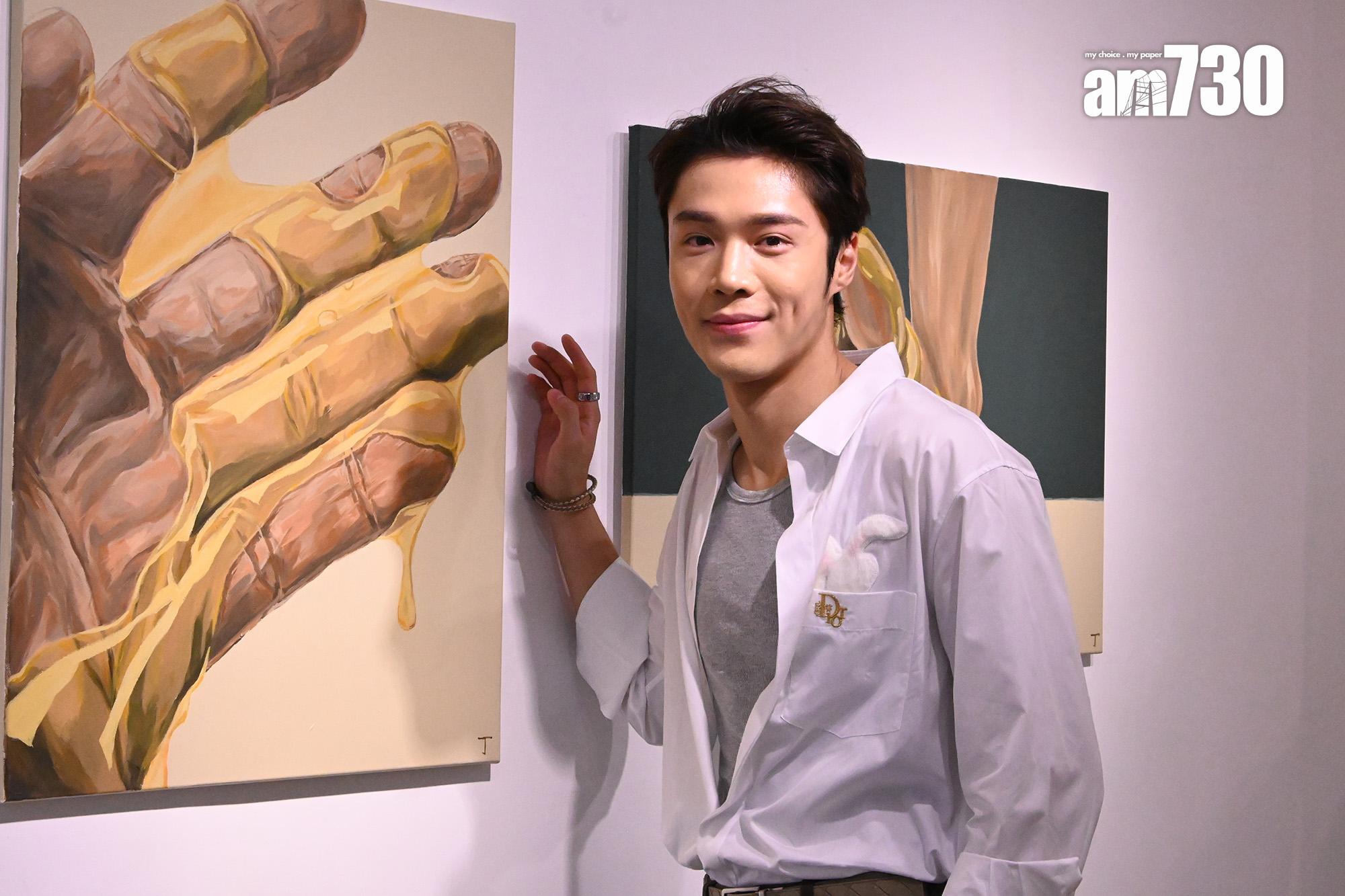 丁子朗《Who are you?》畫展由8月9日至31日在上環舉行。(娛樂組攝)