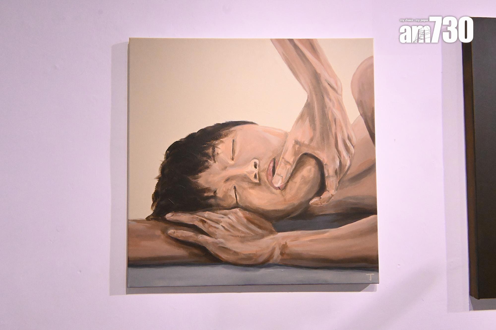 丁子朗《Who are you?》畫展由8月9日至31日在上環舉行。(娛樂組攝)