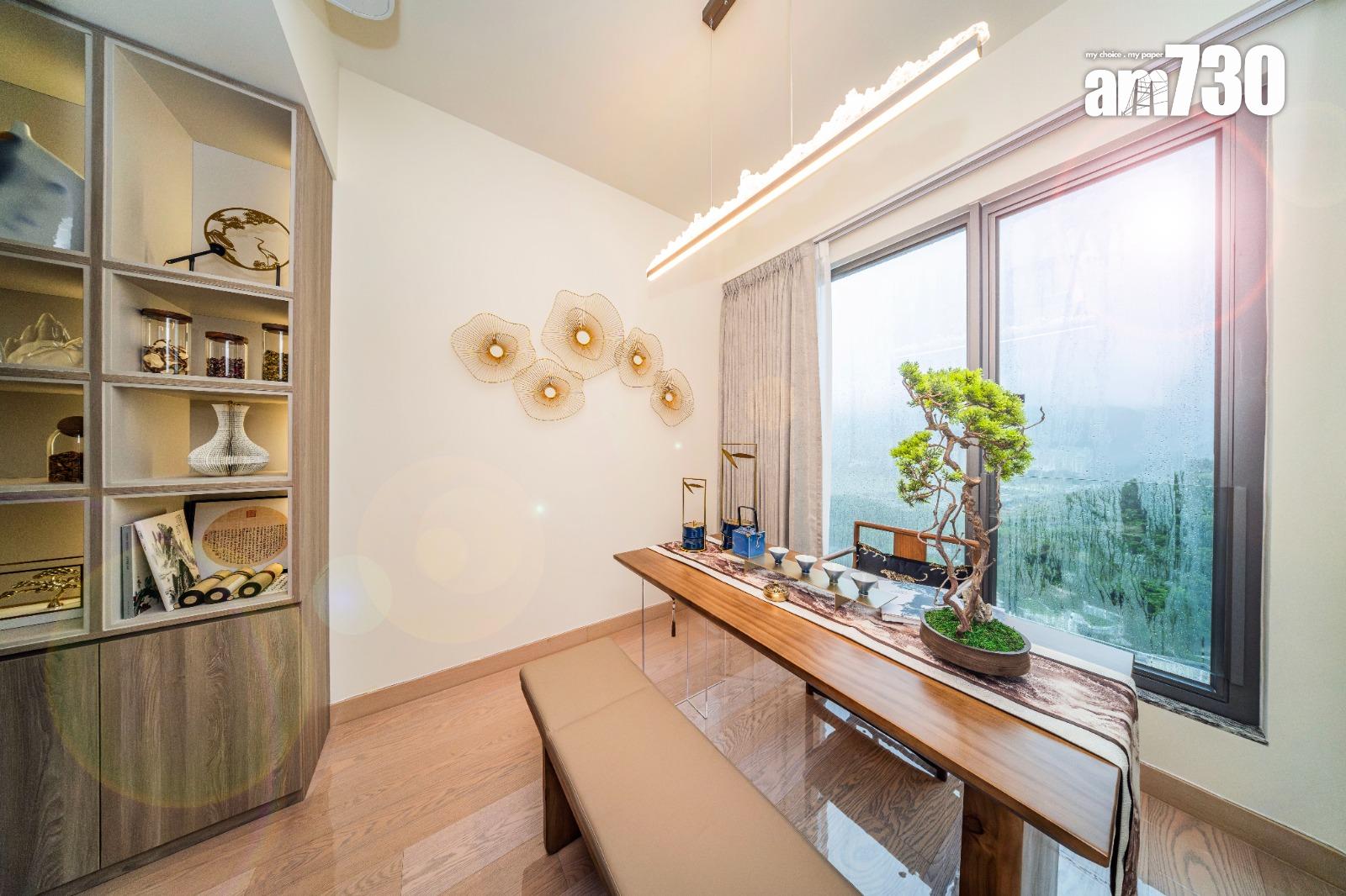 名日.九肚山三房現樓示位曝光 配抽象山水裝飾增添格調(多圖)|沙田新盤