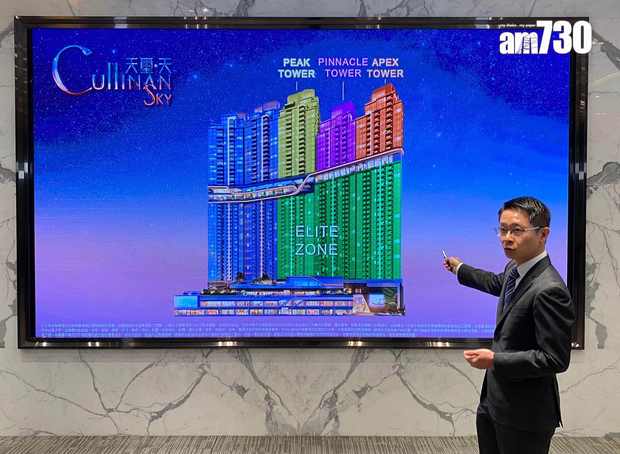 天璽.天第1期布局分4大區域 高層單位主打三房及四房|啟德新盤