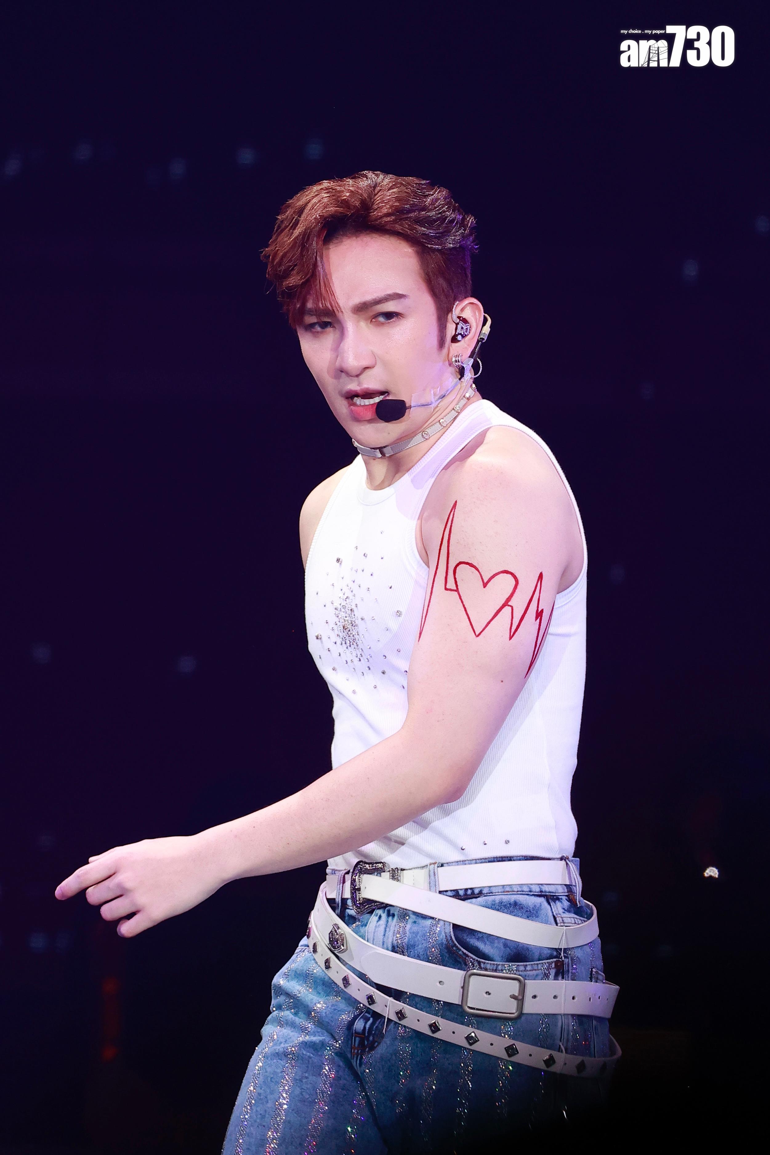 Anson Lo唱出多首跳唱歌,包括新歌《Hey Hey OK!》。(娛樂組攝)