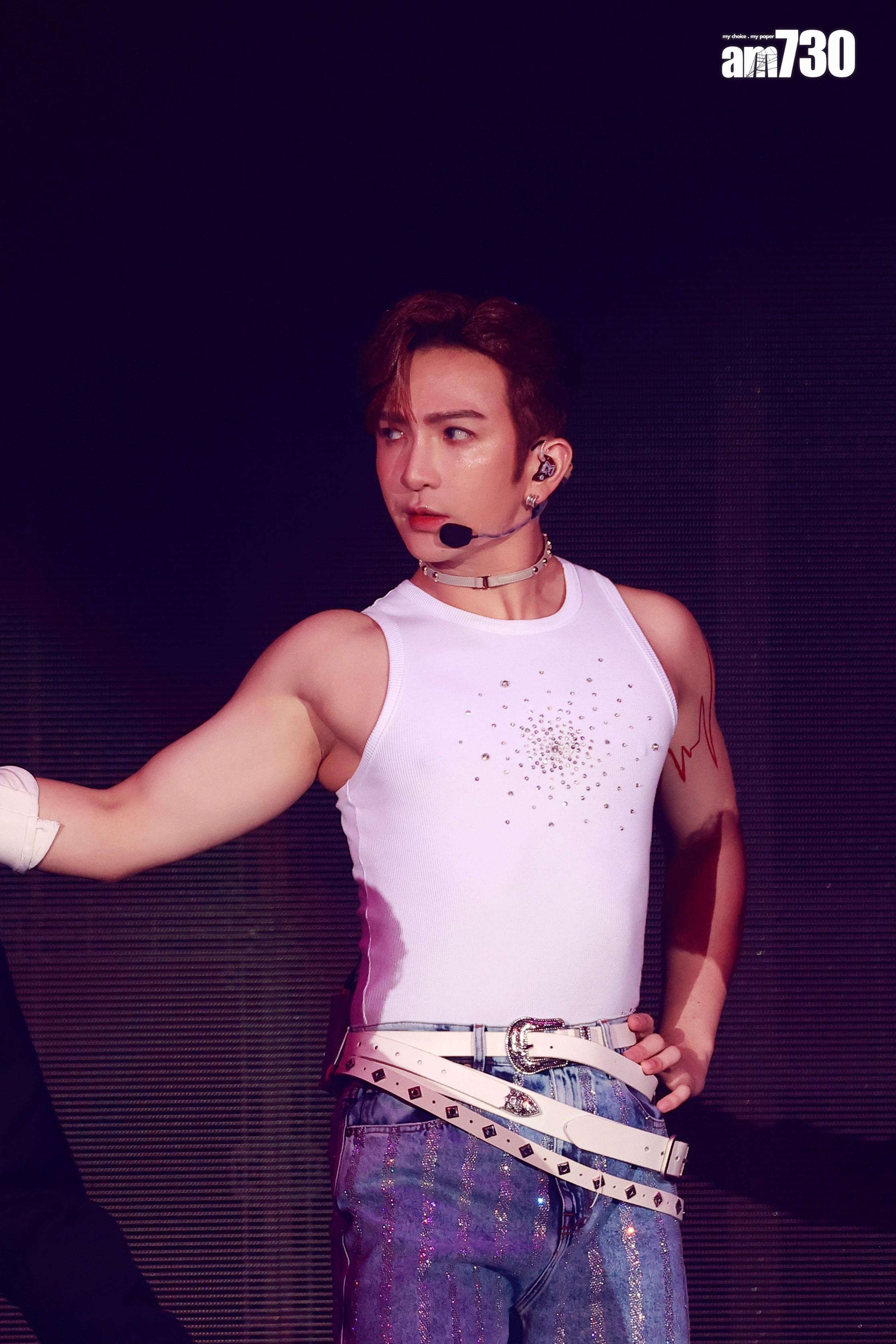 Anson Lo唱出多首跳唱歌,包括新歌《Hey Hey OK!》。(娛樂組攝)