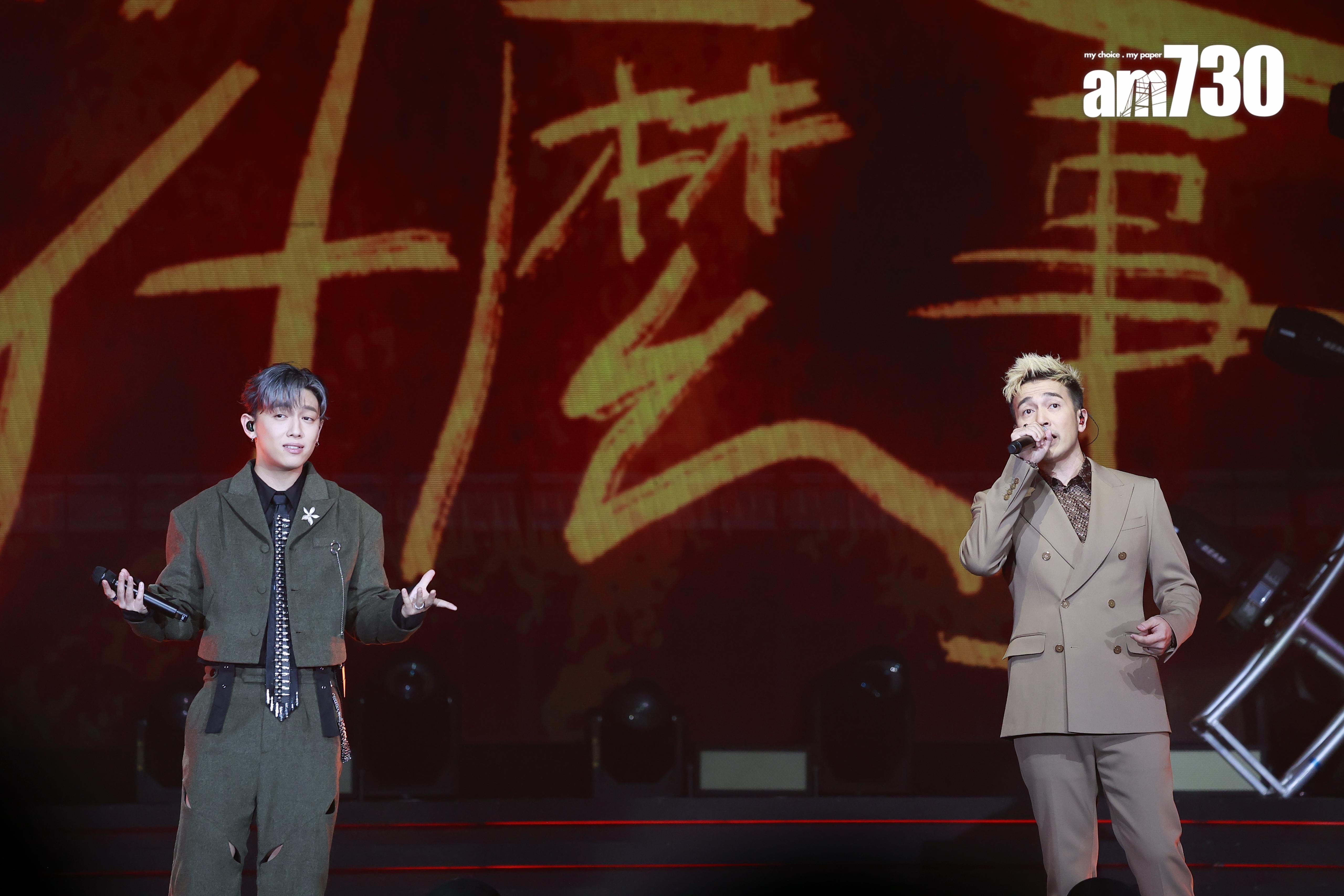 MC在《CHILL CLUB Have A CHILL Live》與Dear Jane合唱。(娛槳組攝)