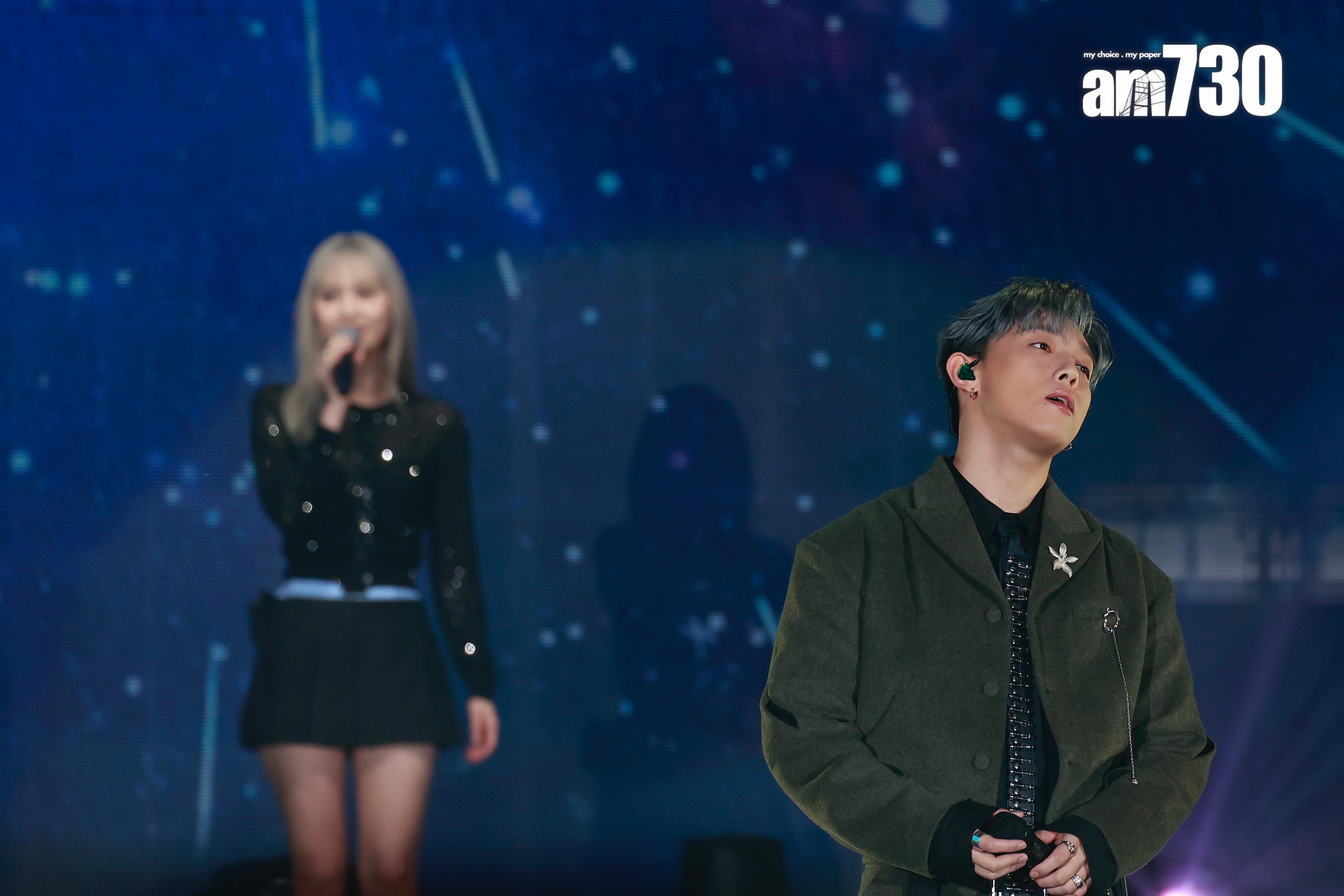 MC與Nancy在《CHILL CLUB Have A CHILL Live》合唱。(娛槳組攝)