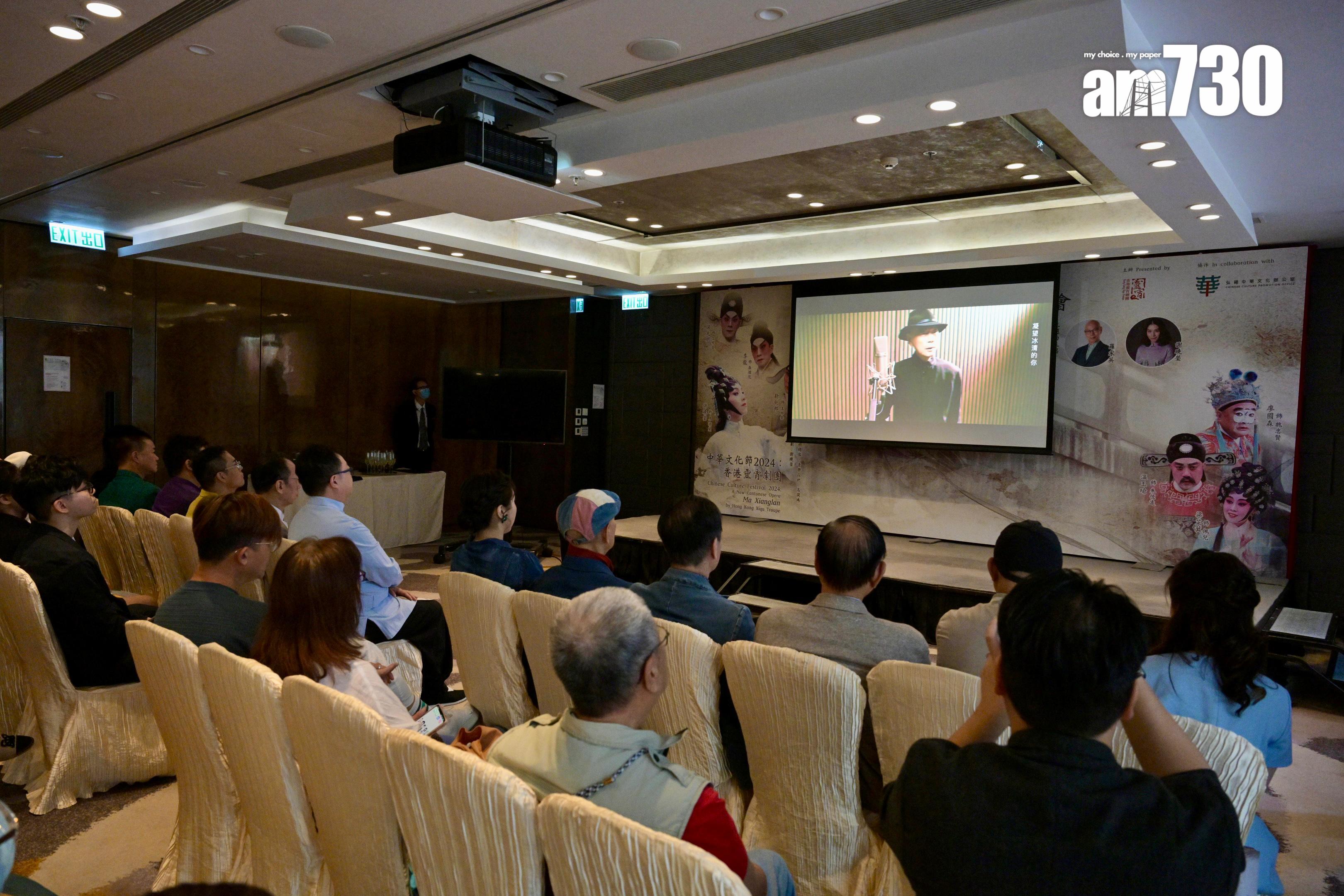 羅家英、謝曉瑩在《金陵幽蘭》的MV合作。(娛樂組攝)