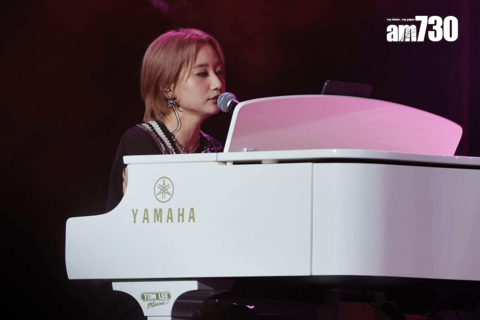 張蔓姿擔任《軟硬廣播道3號FANS殺人事件》拉闊音樂會嘉賓。(蘇文傑攝)